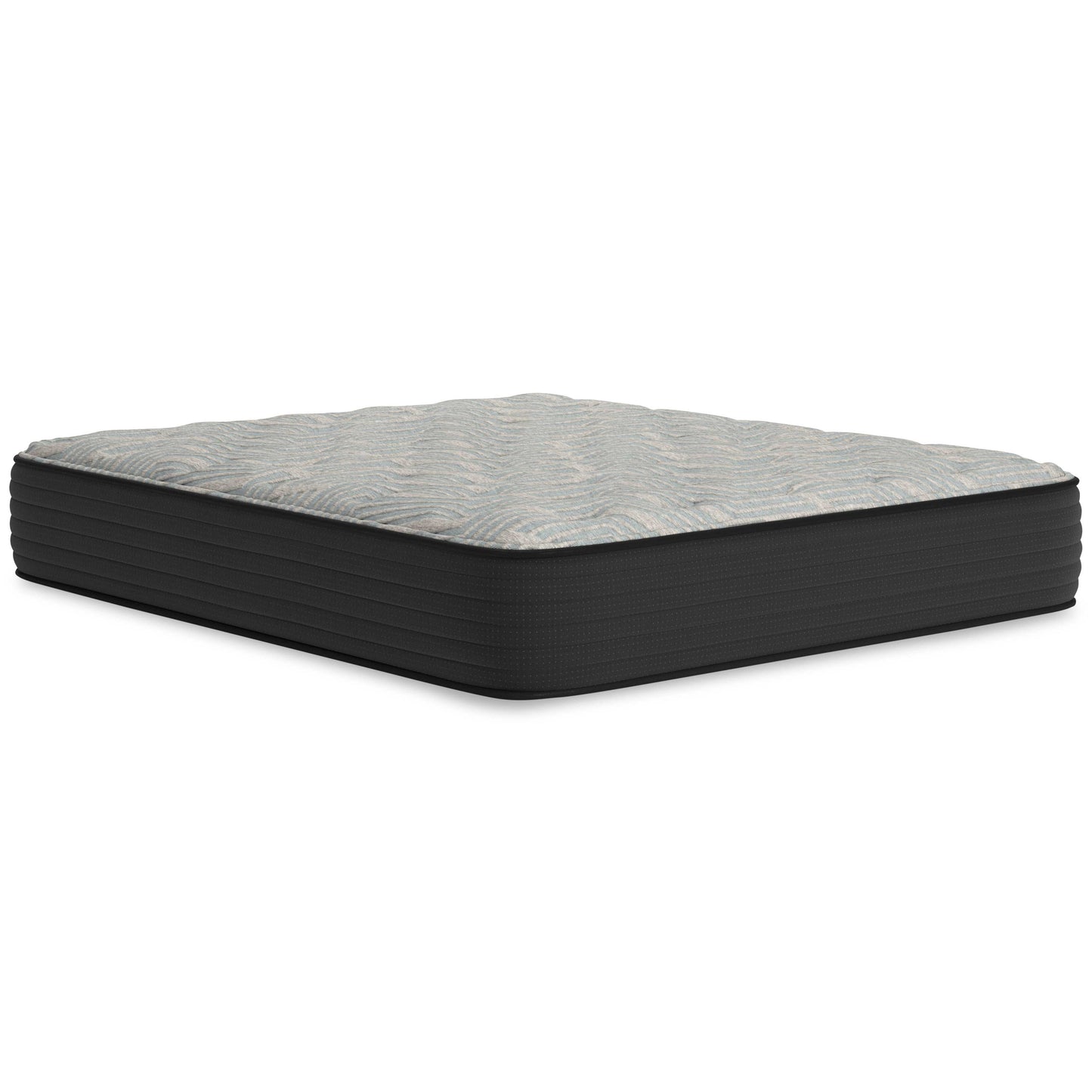 Palisades Gray/Blue 14 Inch Memory Foam Mattress  / Plush