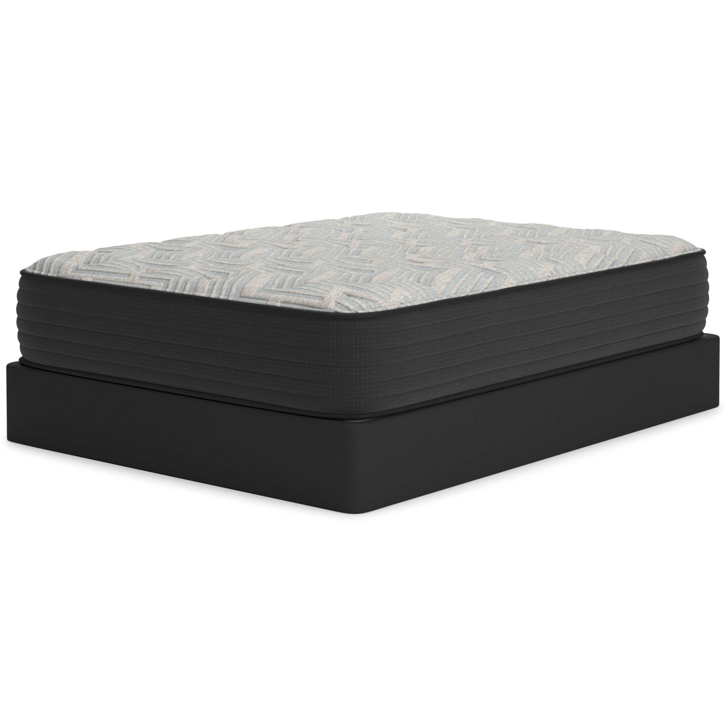 Palisades Gray/Blue 14 Inch Memory Foam Mattress  / Plush