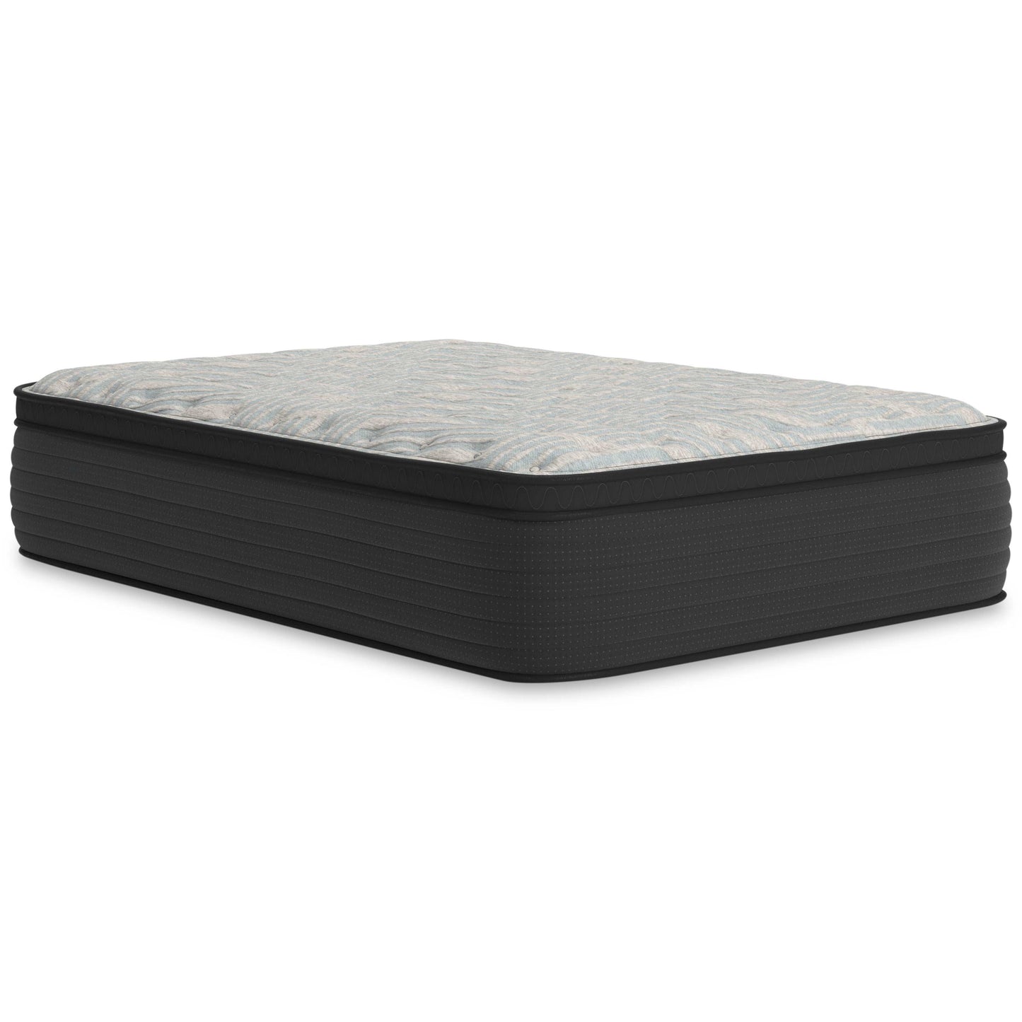 Palisades Gray/Blue Euro Top 16 Inch Memory Foam Mattress  / Ultra Plush