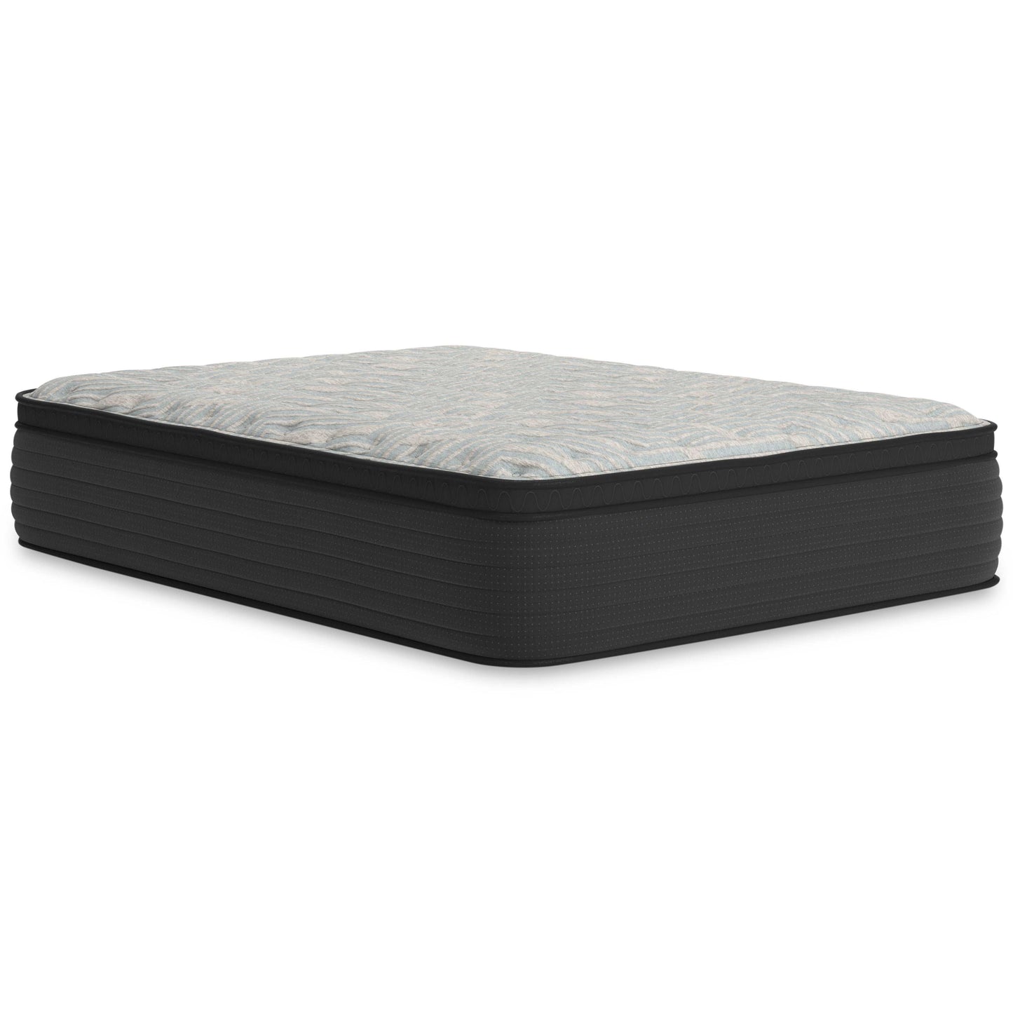 Palisades Gray/Blue Euro Top 16 Inch Memory Foam Mattress  / Ultra Plush