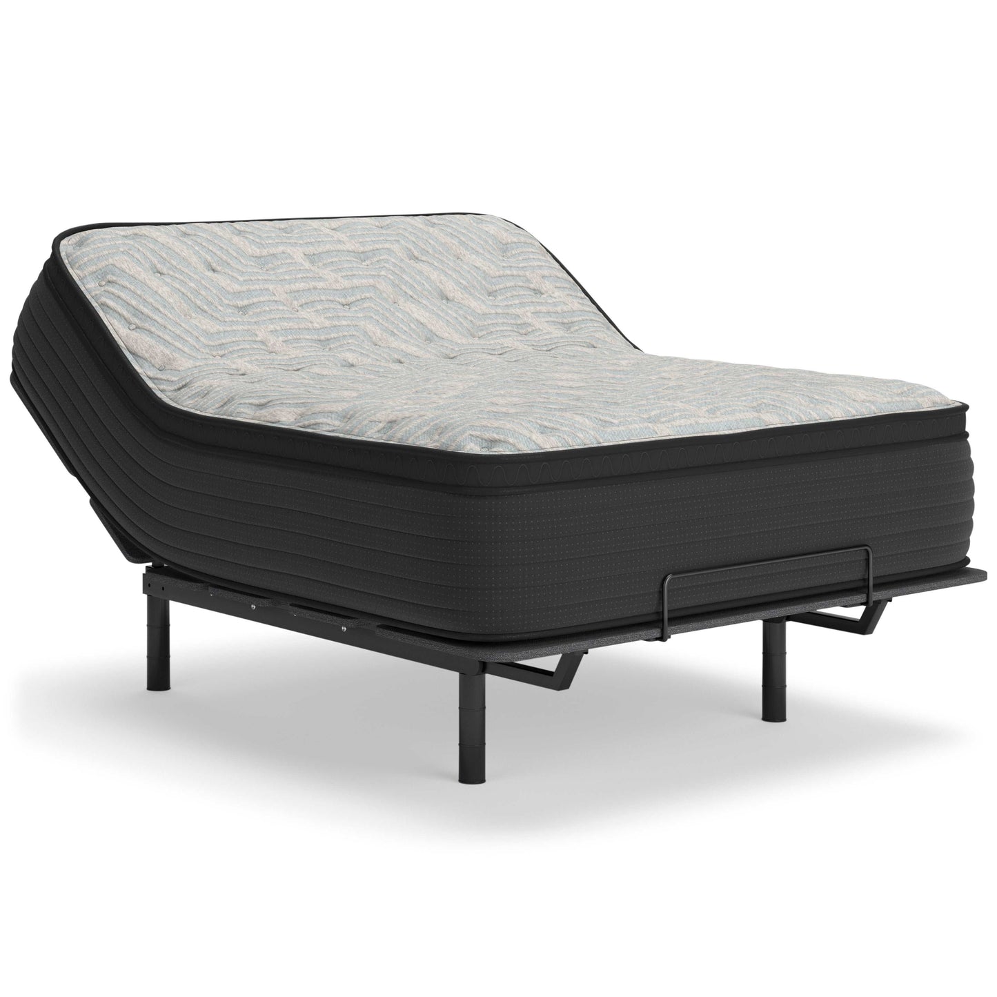 Palisades Gray/Blue Euro Top 16 Inch Memory Foam Mattress  / Ultra Plush