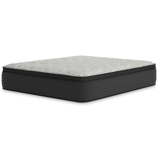 Palisades Gray/Blue Euro Top 16 Inch Memory Foam Mattress  / Ultra Plush