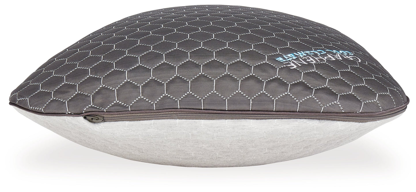 Zephyr 2.0 Dark Gray Graphene Contour Pillow (6/Case)