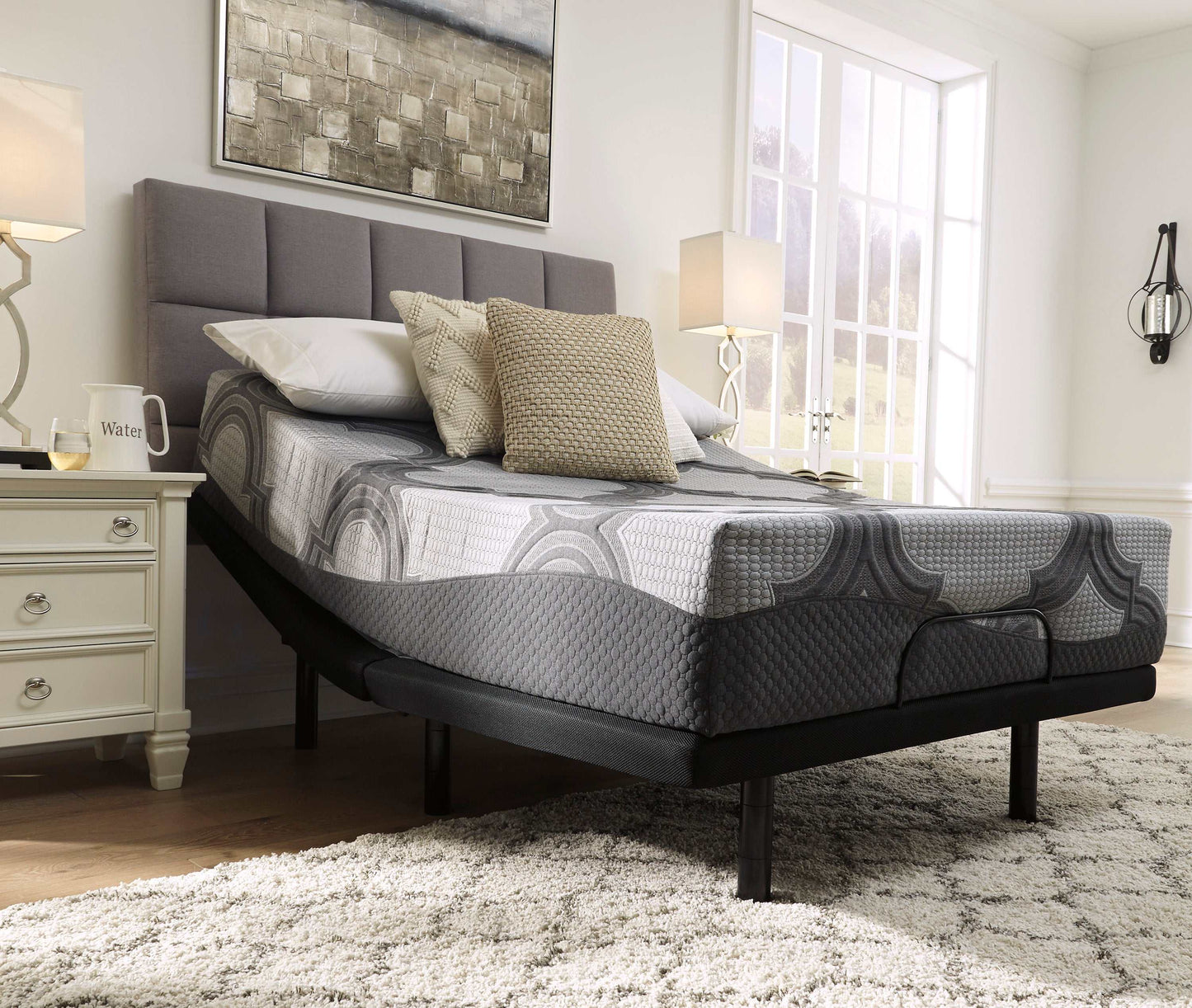 1100 Series Gray California King Firm Mattress