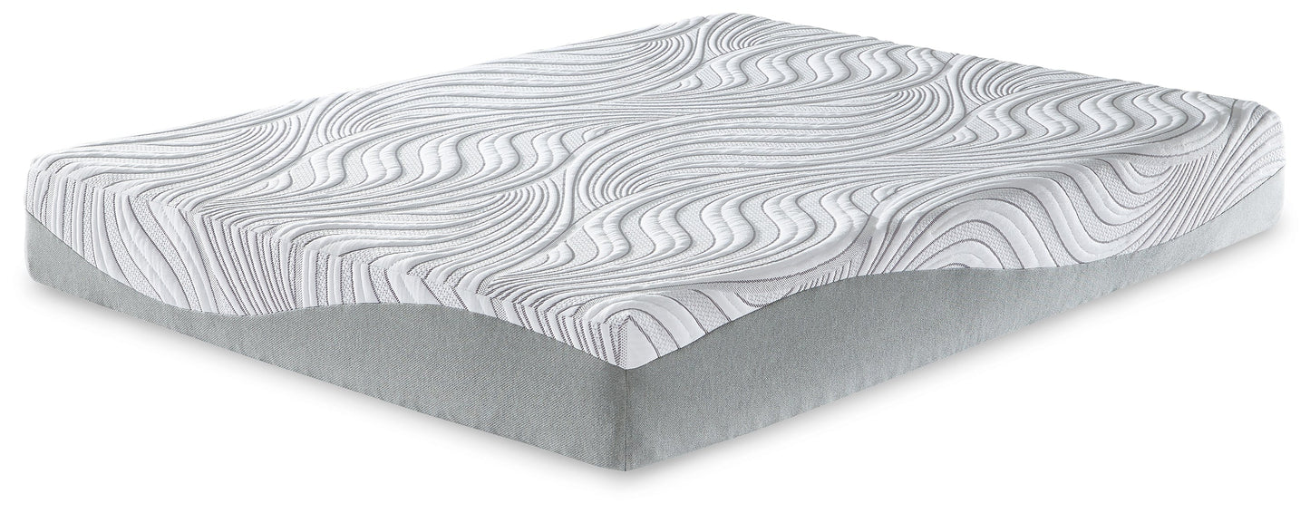 10 Inch Memory Foam White Queen Mattress