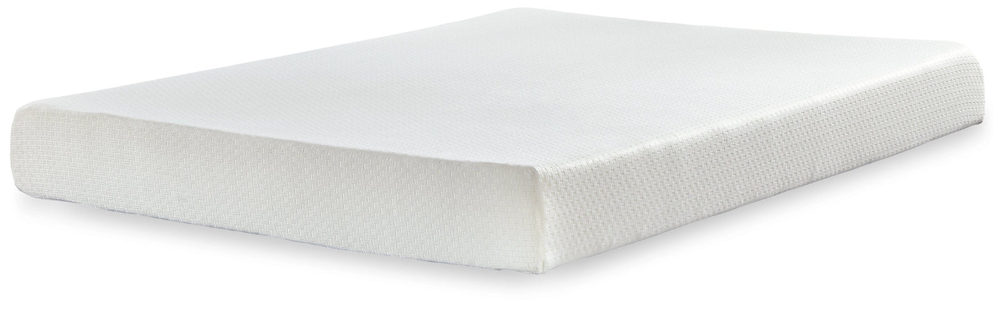 Chime 8 Inch Memory Foam White King Mattress and Adjustable Base