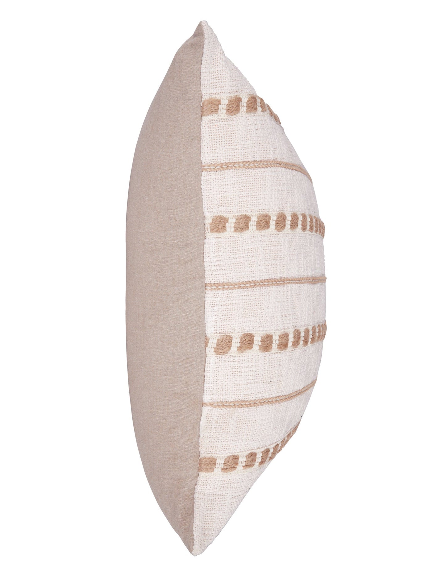 ML Lago Ivory/Natural 22x22 Throw Pillow (Set of 2) - Ornate Home