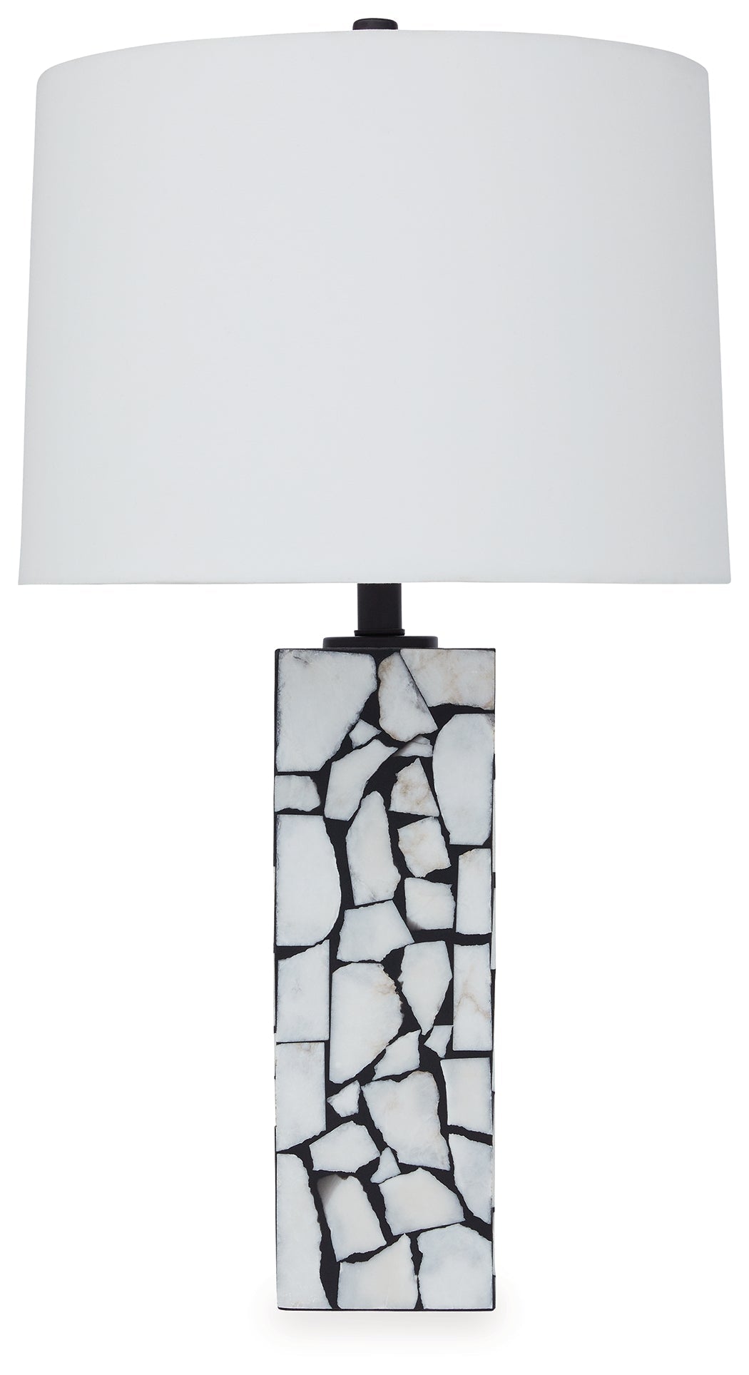 Macaria White/Black Table Lamp (Set of 2)- Viva Furn