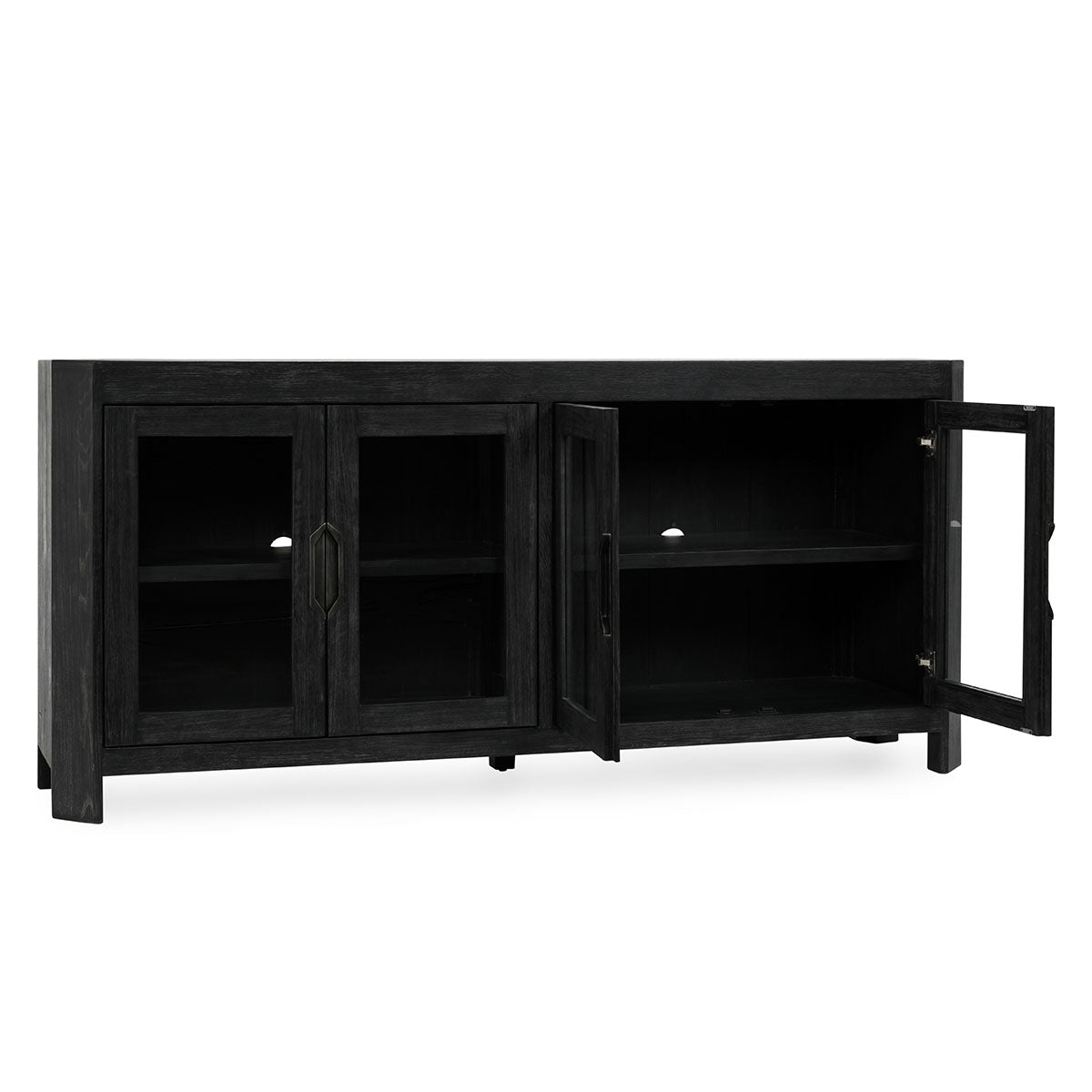 Macarthur Antique Black Cabinet - Ornate Home