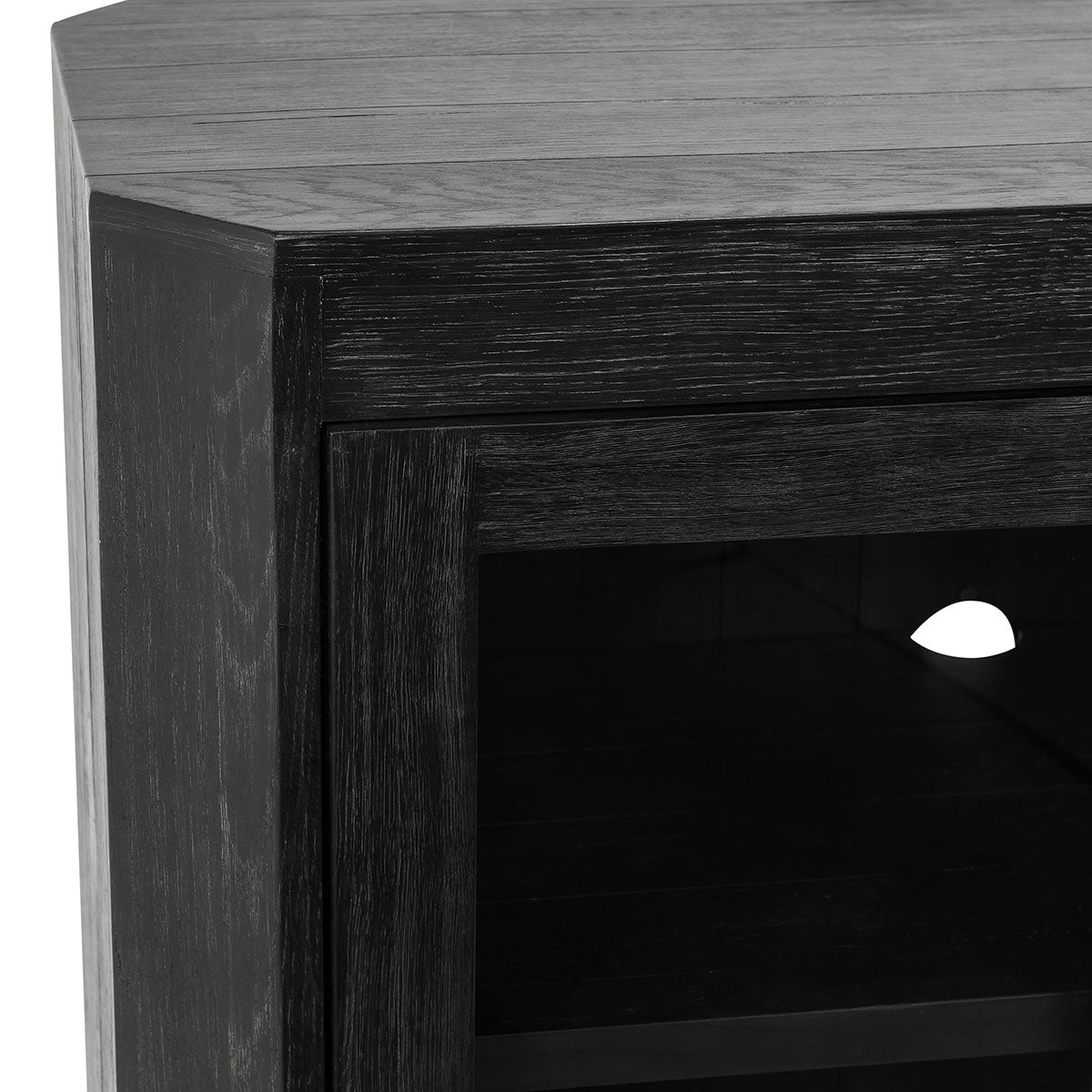 Macarthur Antique Black Cabinet - Ornate Home