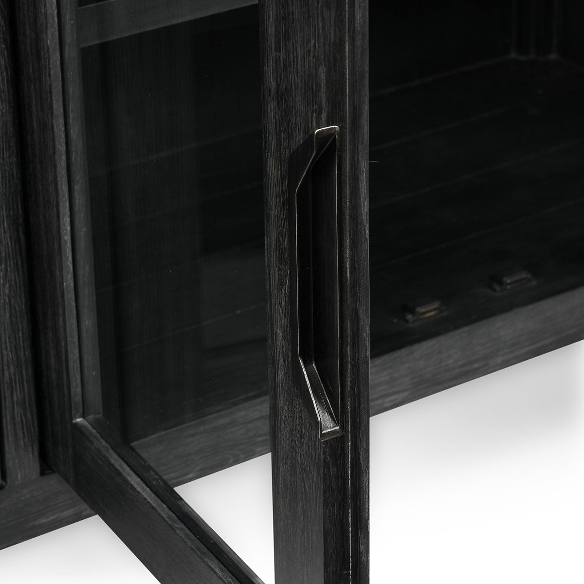 Macarthur Antique Black Cabinet - Ornate Home