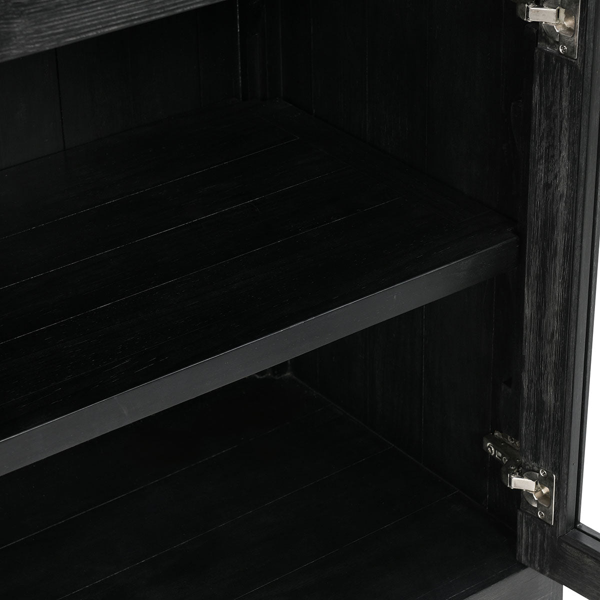 Macarthur Antique Black Cabinet - Ornate Home