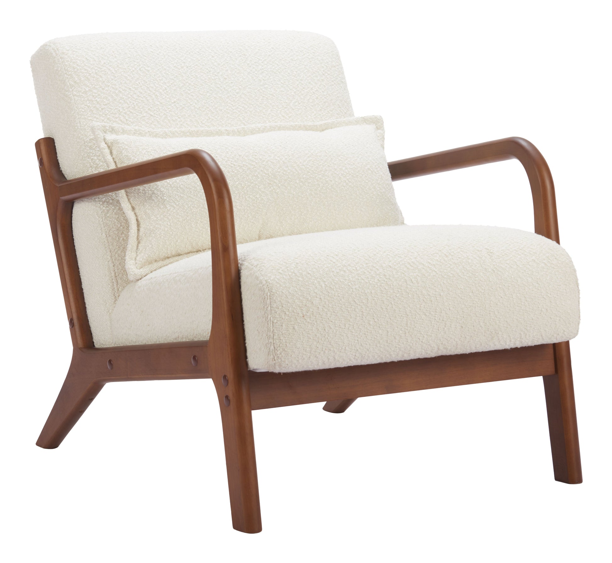 Macio Cream Accent Chair - Ornate Home