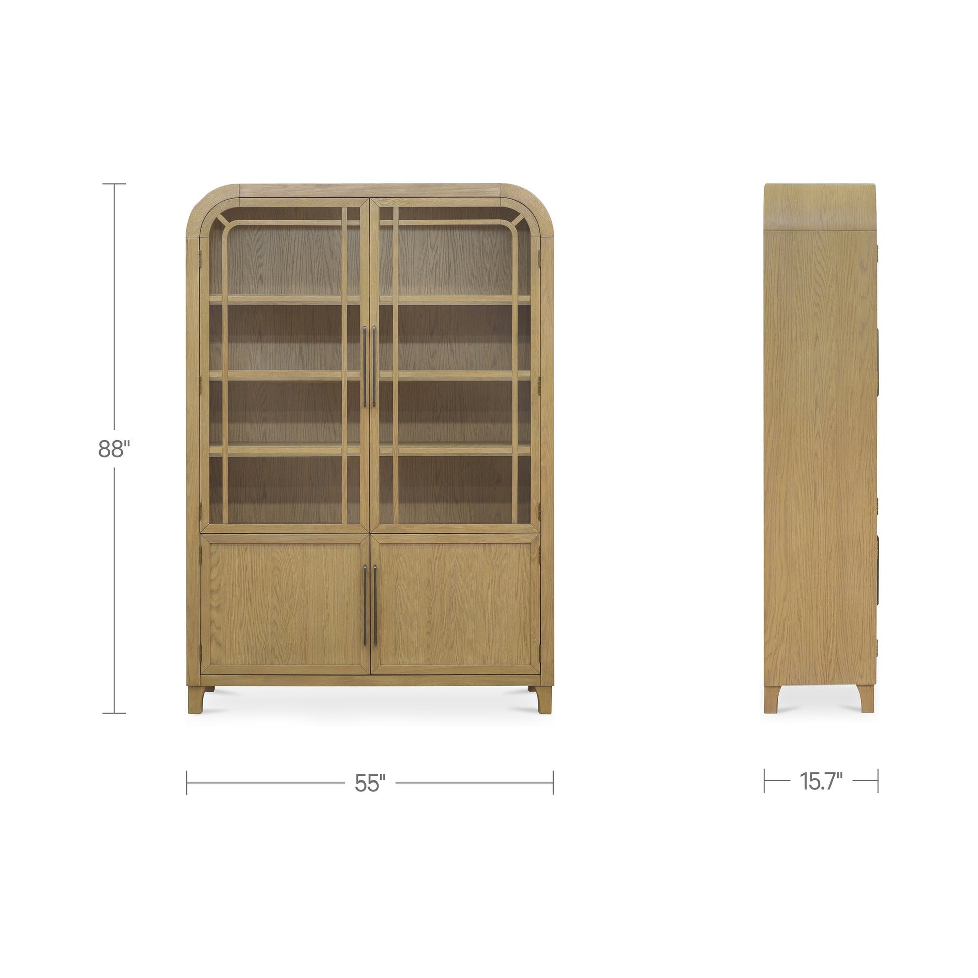 Maddie Natural Cabinet - Ornate Home