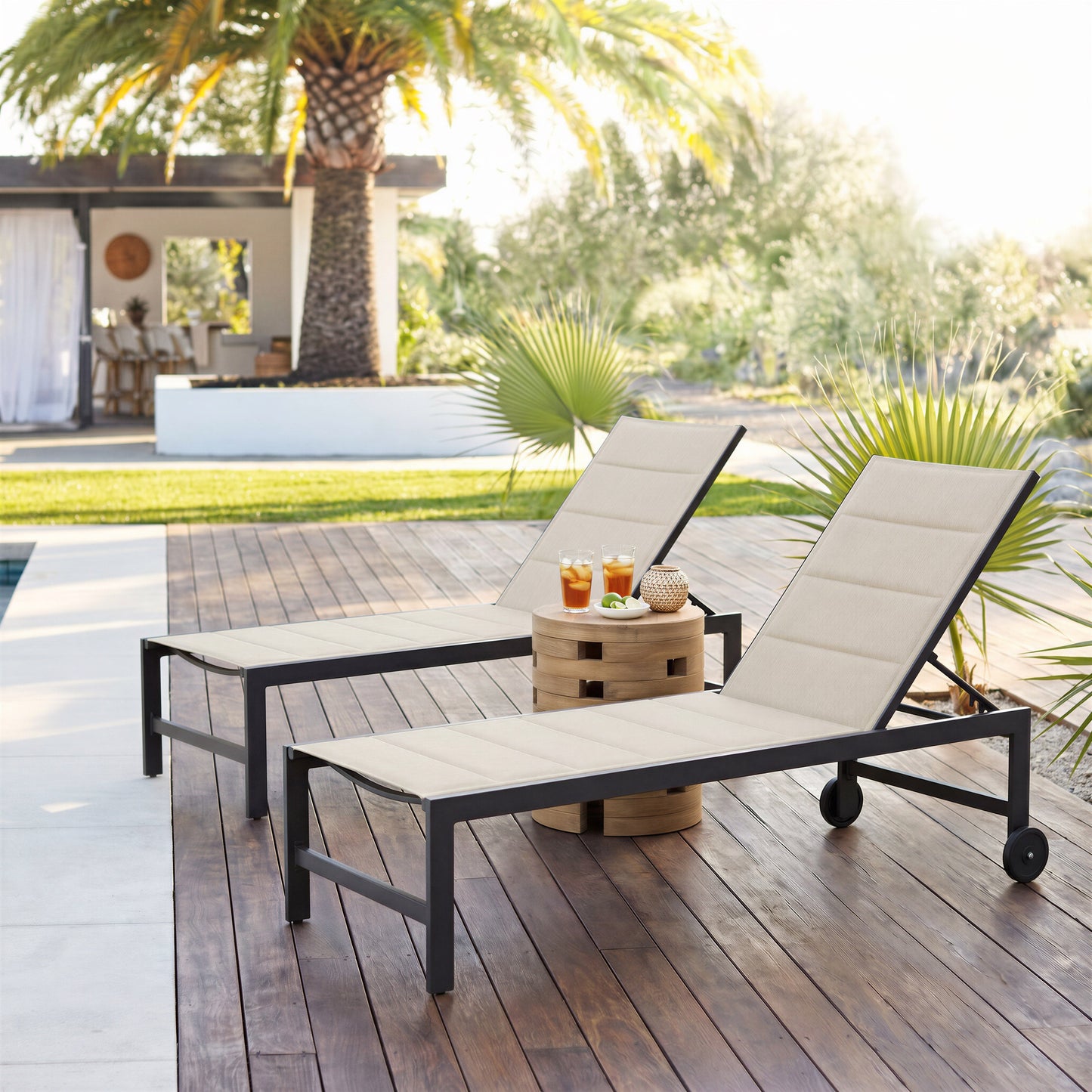 Mado Natural Outdoor Side Table - Ornate Home