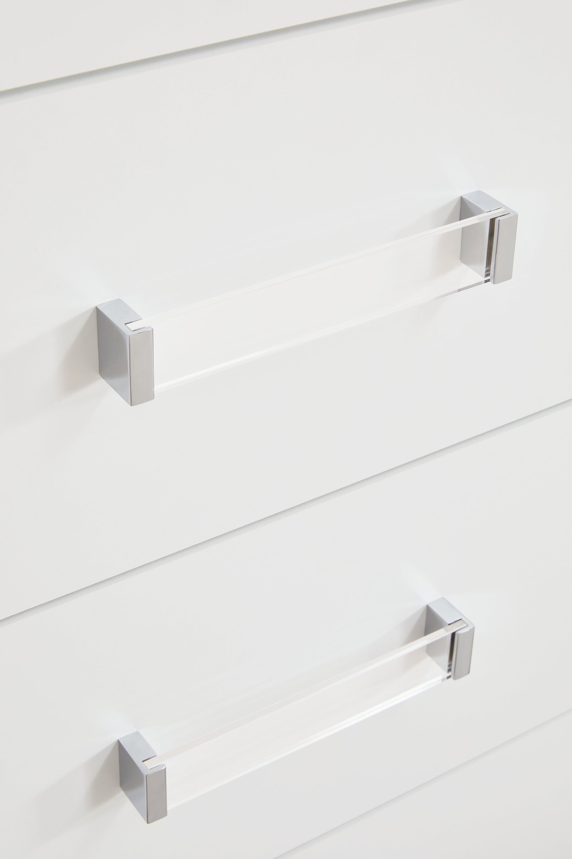 Maeling White Nightstand- Viva Furn