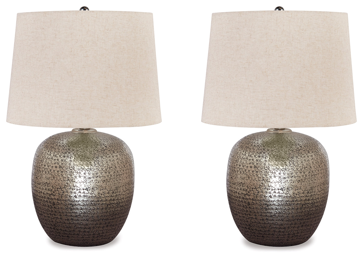 Magalie Antique Silver Table Lamp (Set of 2)- Viva Furn