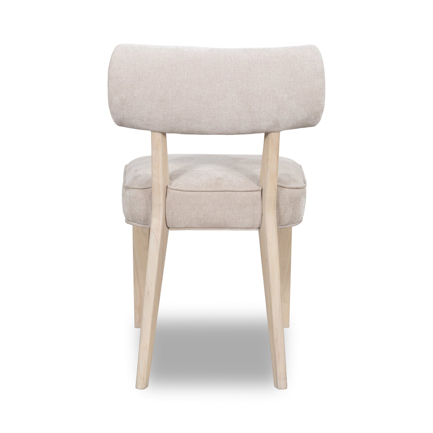 Magnolia Wood Frame Upholstered Dining Chair in Brown Sugar Chenille (Set of 2) - Ornate Home