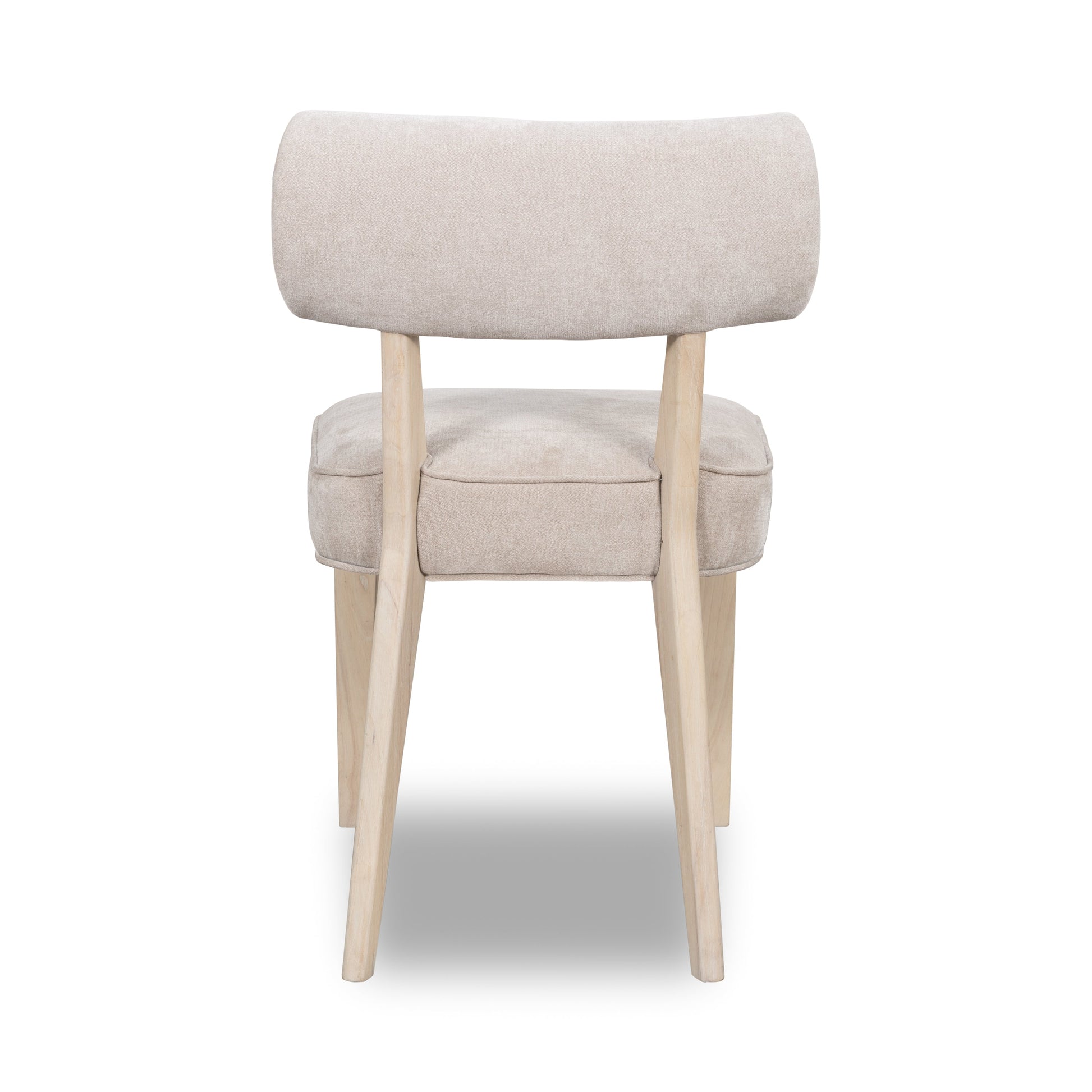 Magnolia Wood Frame Upholstered Dining Chair in Brown Sugar Chenille (Set of 2) - Ornate Home