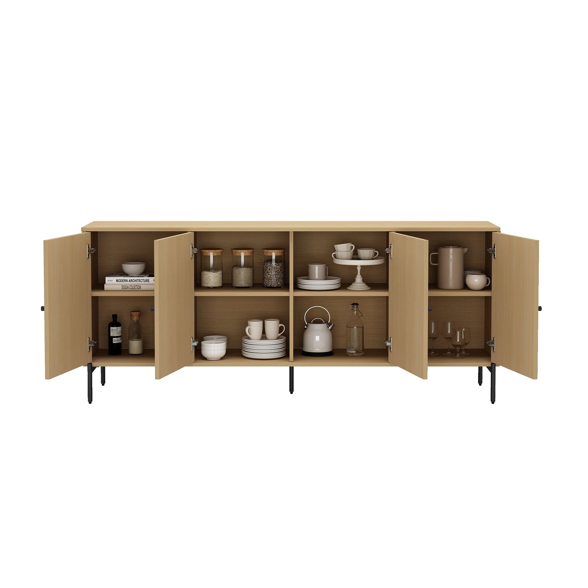 Magnolia70.9" Sideboard in Natural Oak - Ornate Home