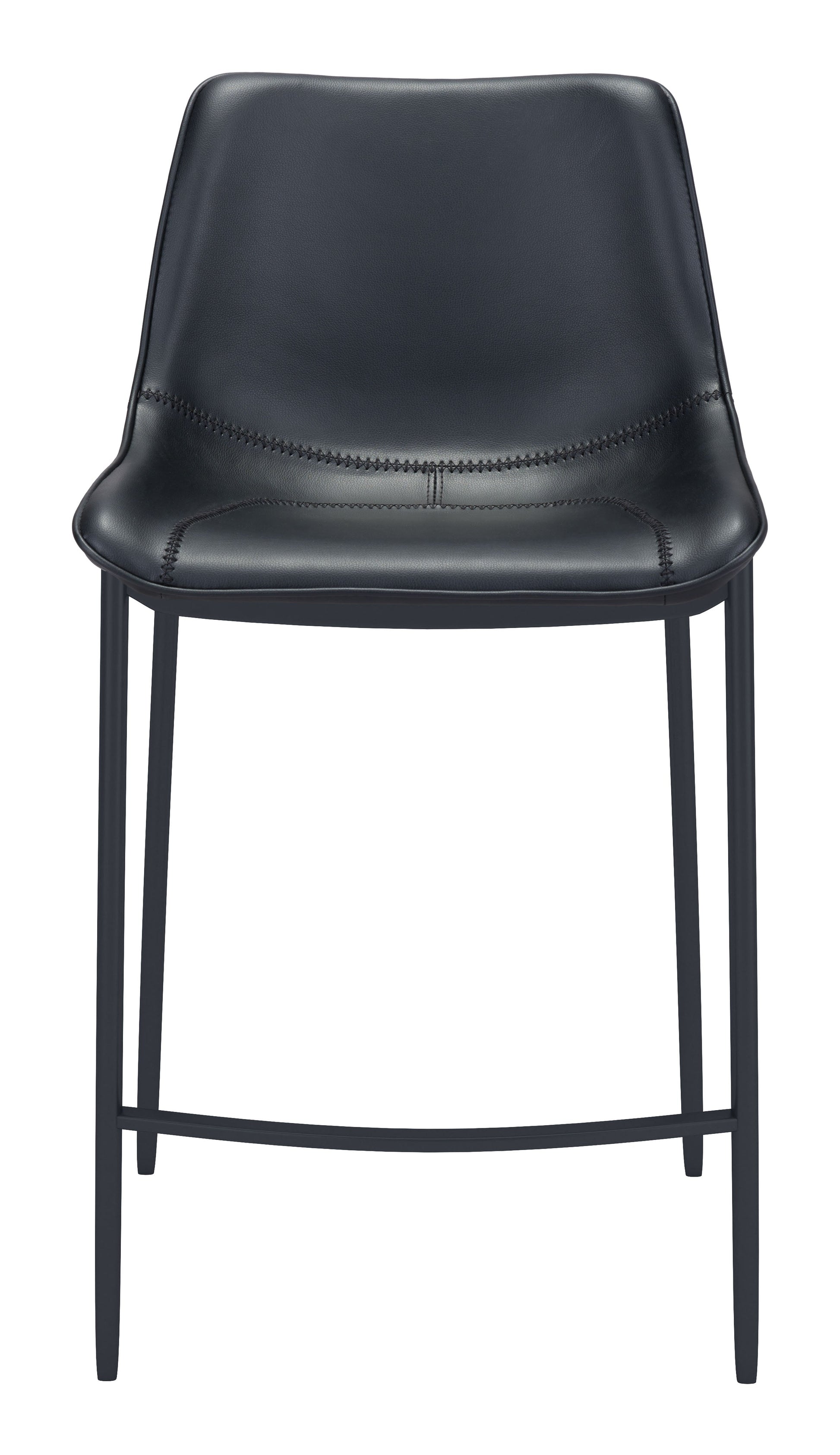 Magnus Black Barstool (Set of 2) - Ornate Home