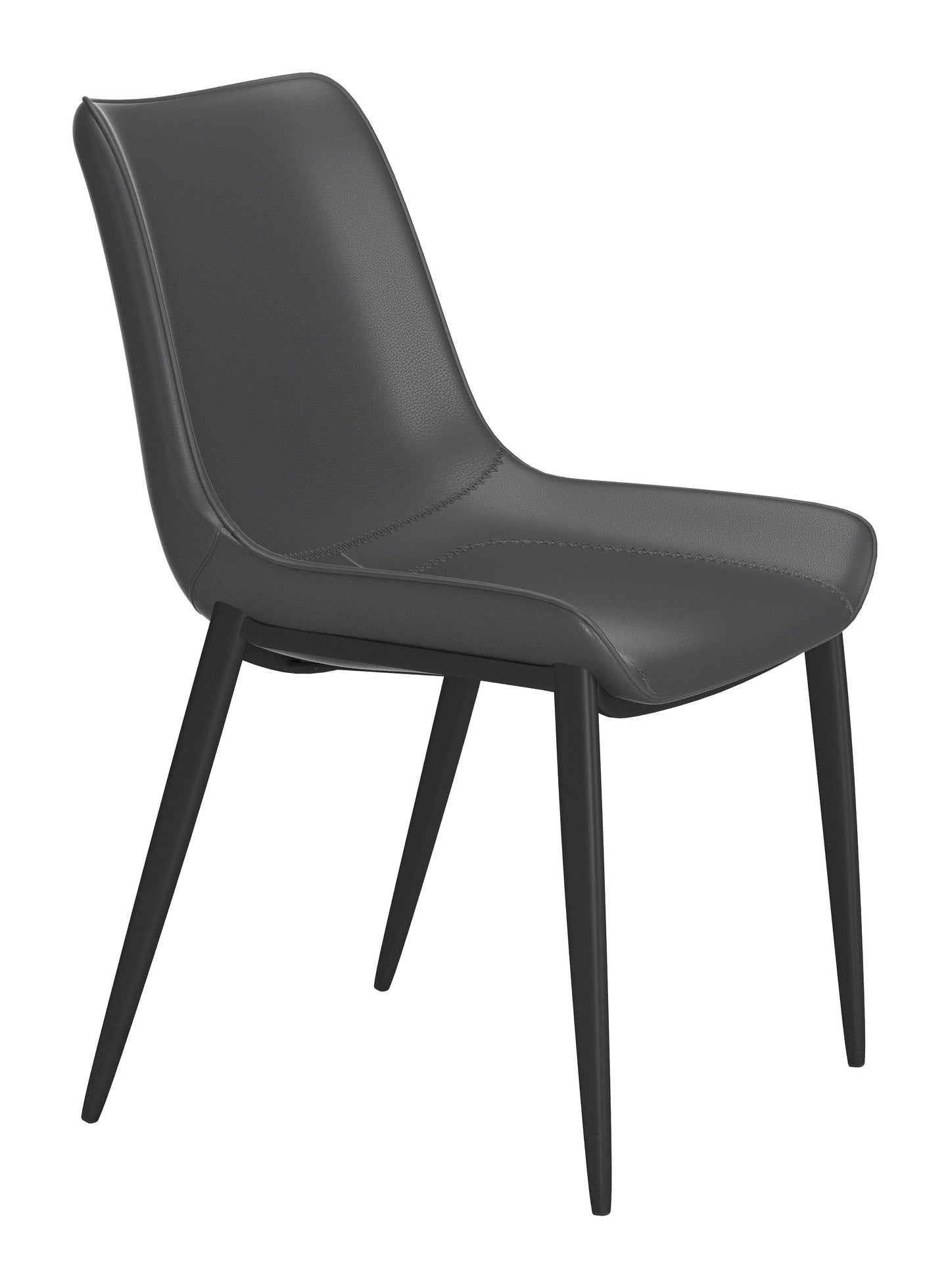 Magnus Black Dining Chair (Set of 2) - Ornate Home