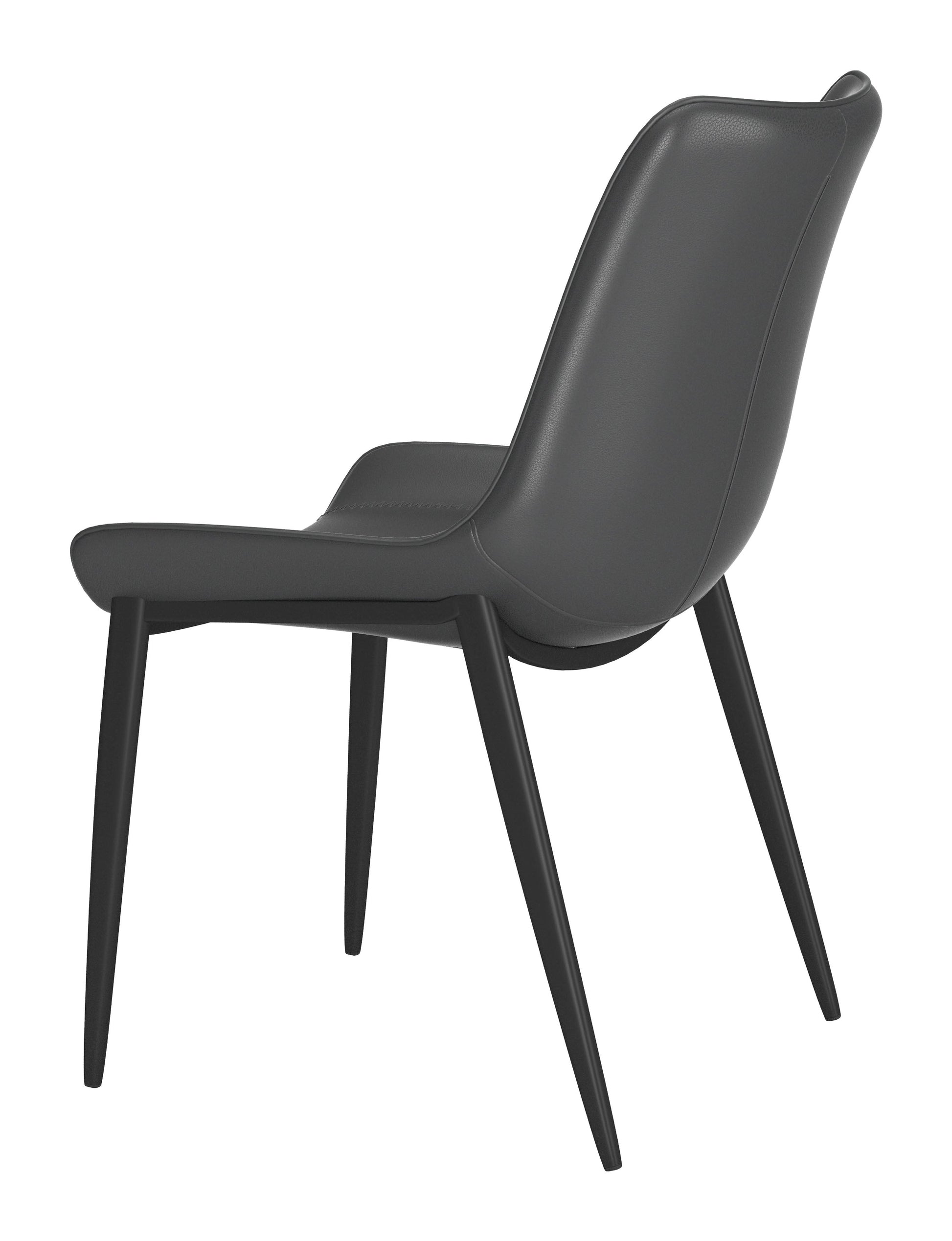 Magnus Black Dining Chair (Set of 2) - Ornate Home