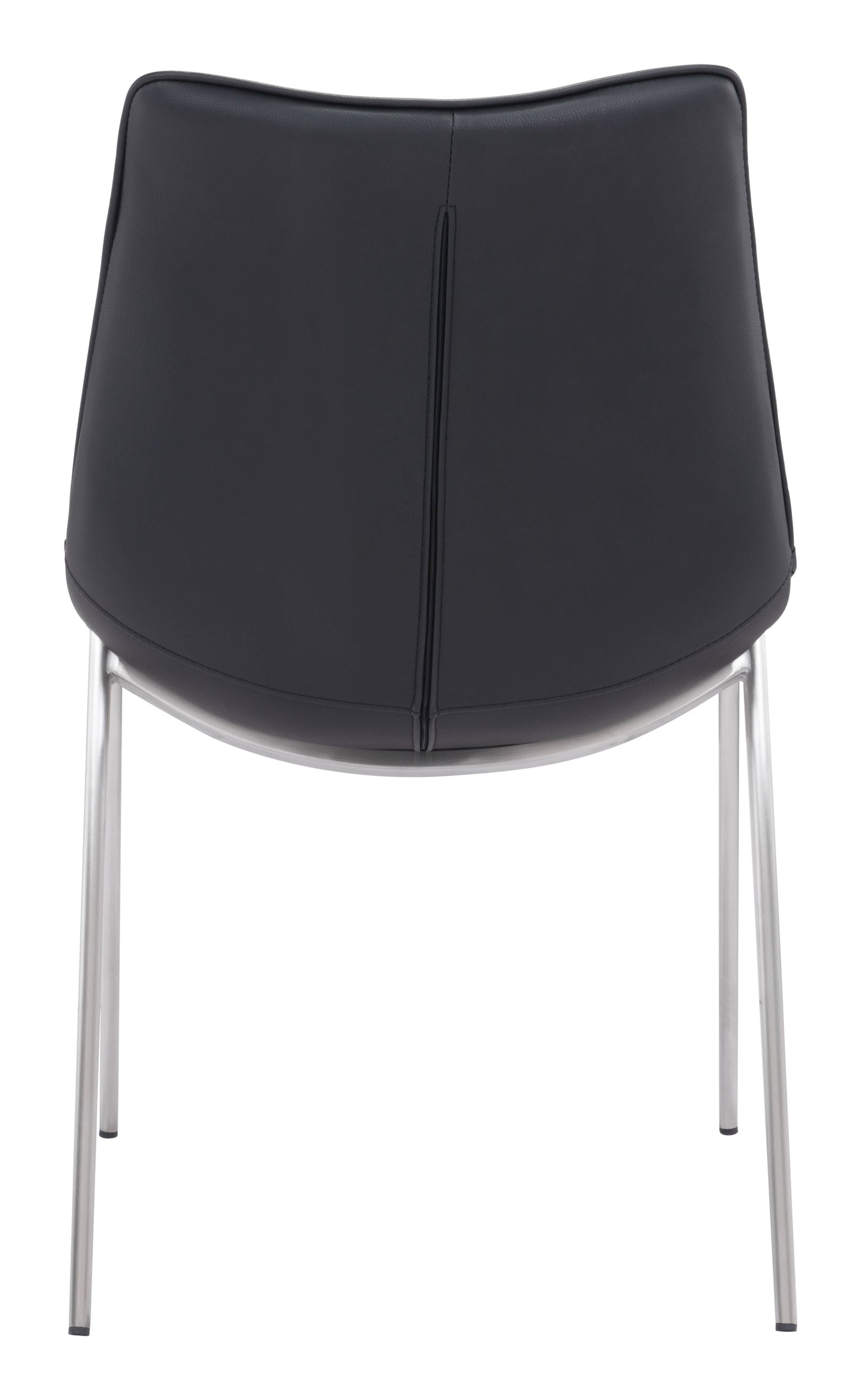 Magnus Black & Silver Dining Chair (Set of 2) - Ornate Home