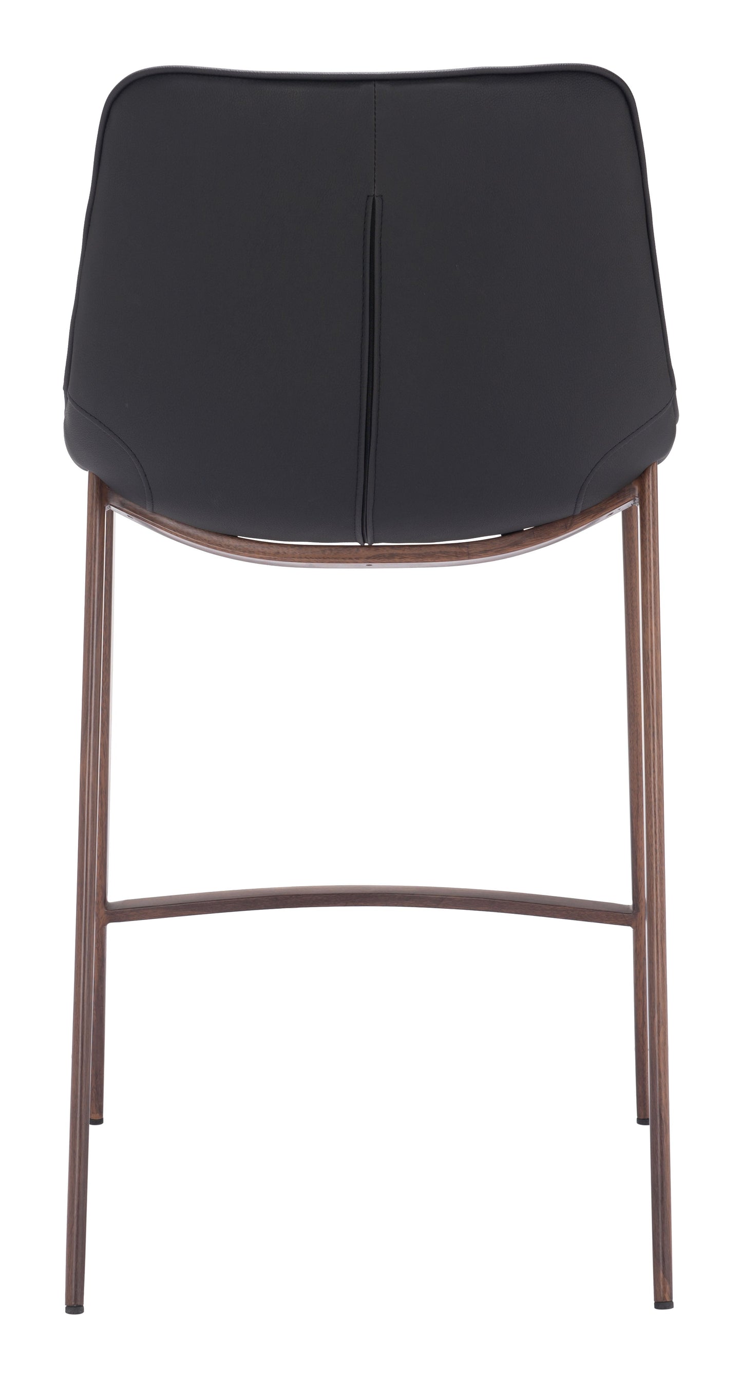 Magnus Black & Walnut Counter Stool (Set of 2) - Ornate Home