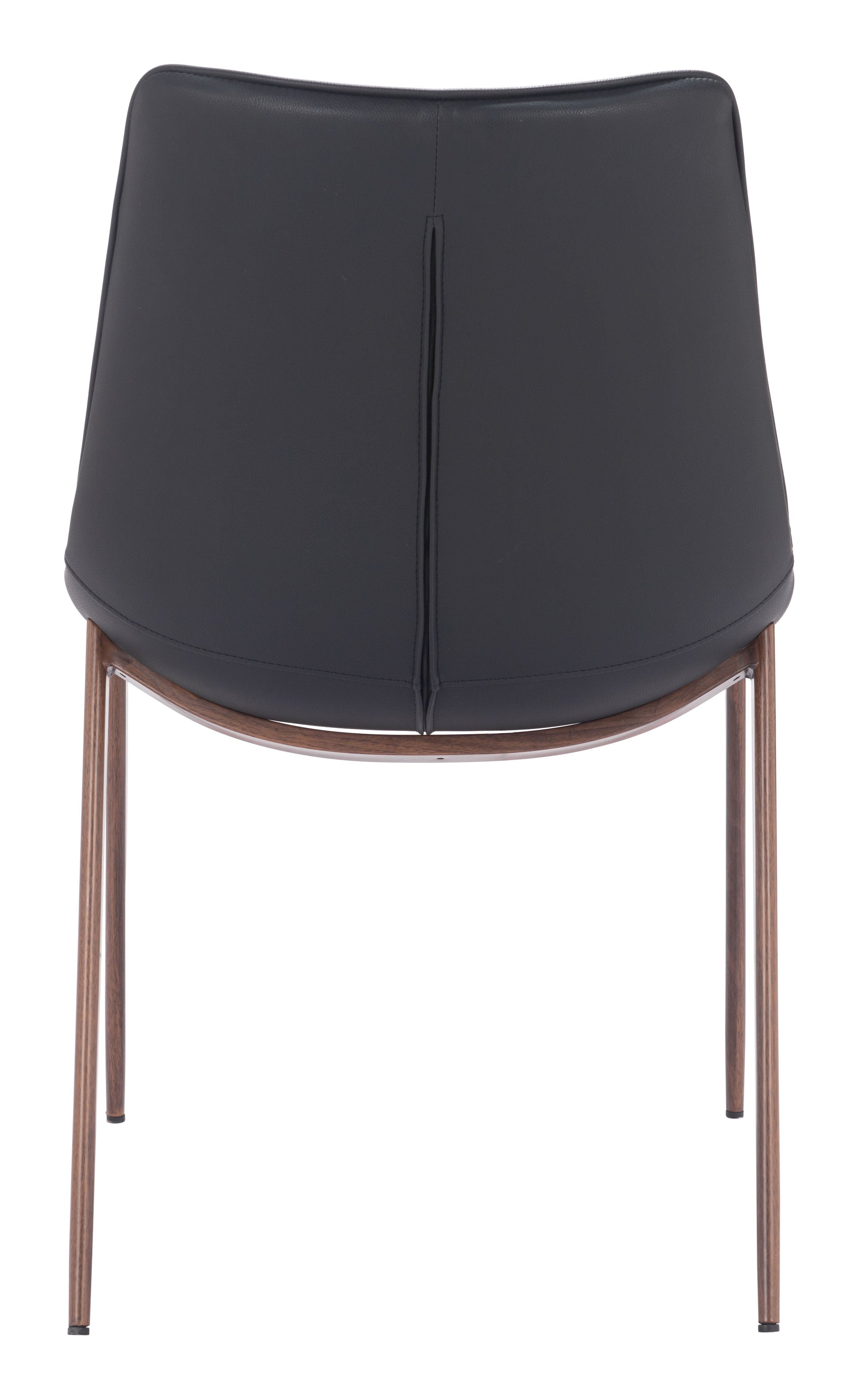 Magnus Black & Walnut Dining Chair (Set of 2) - Ornate Home