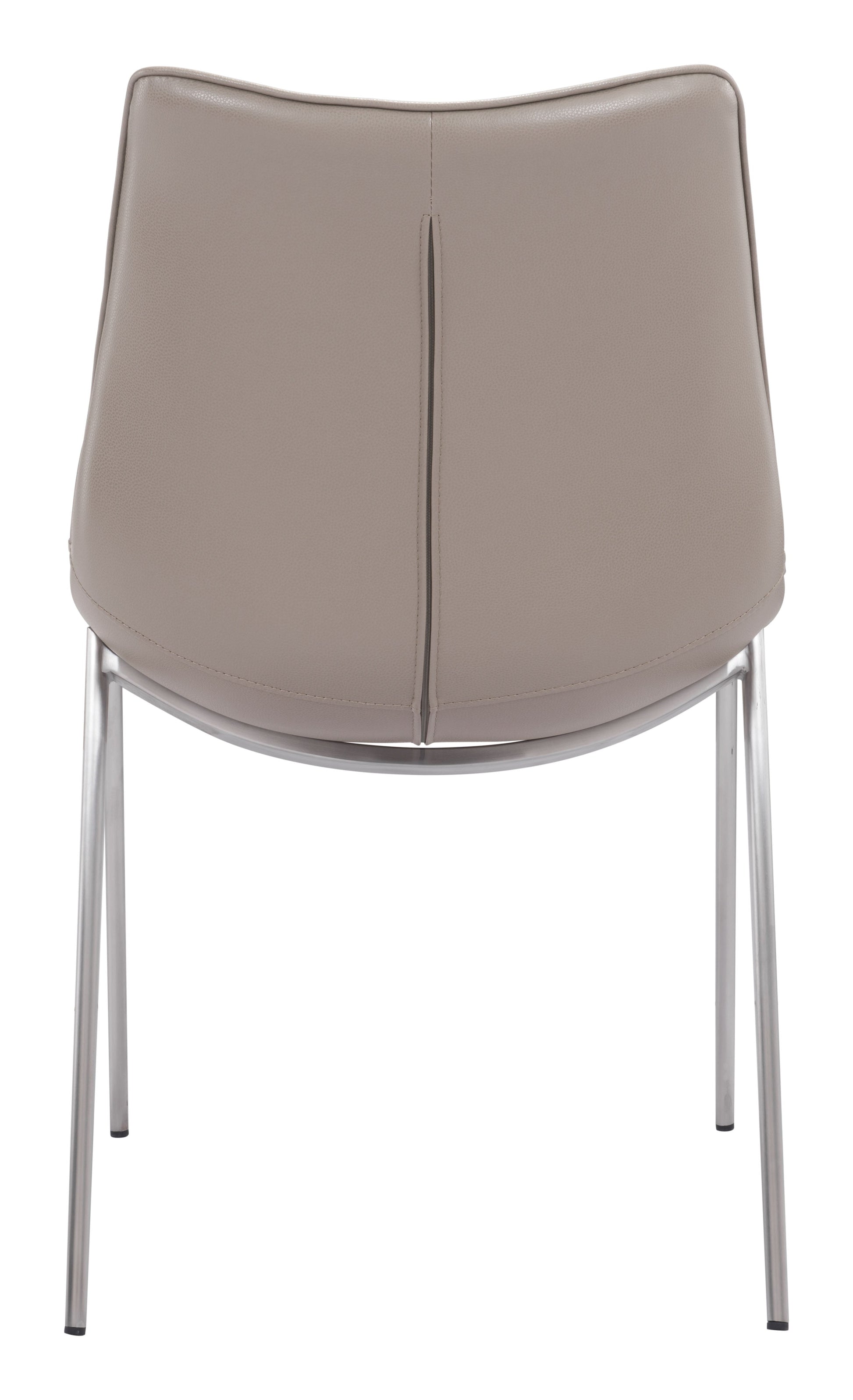 Magnus Brown & Silver Dining Chair (Set of 2) - Ornate Home