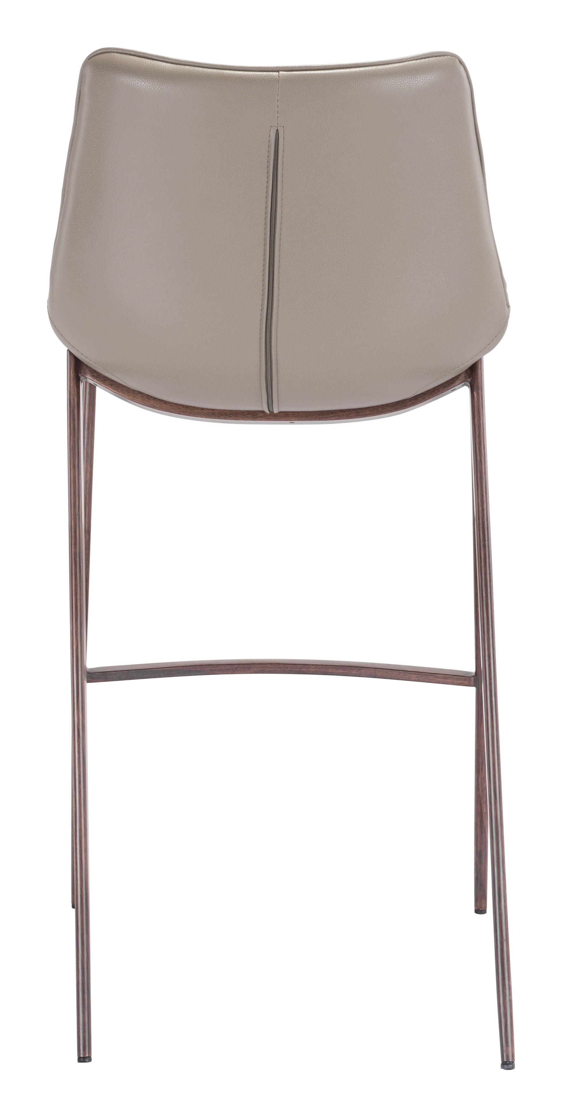Magnus Brown & Walnut Barstool (Set of 2) - Ornate Home
