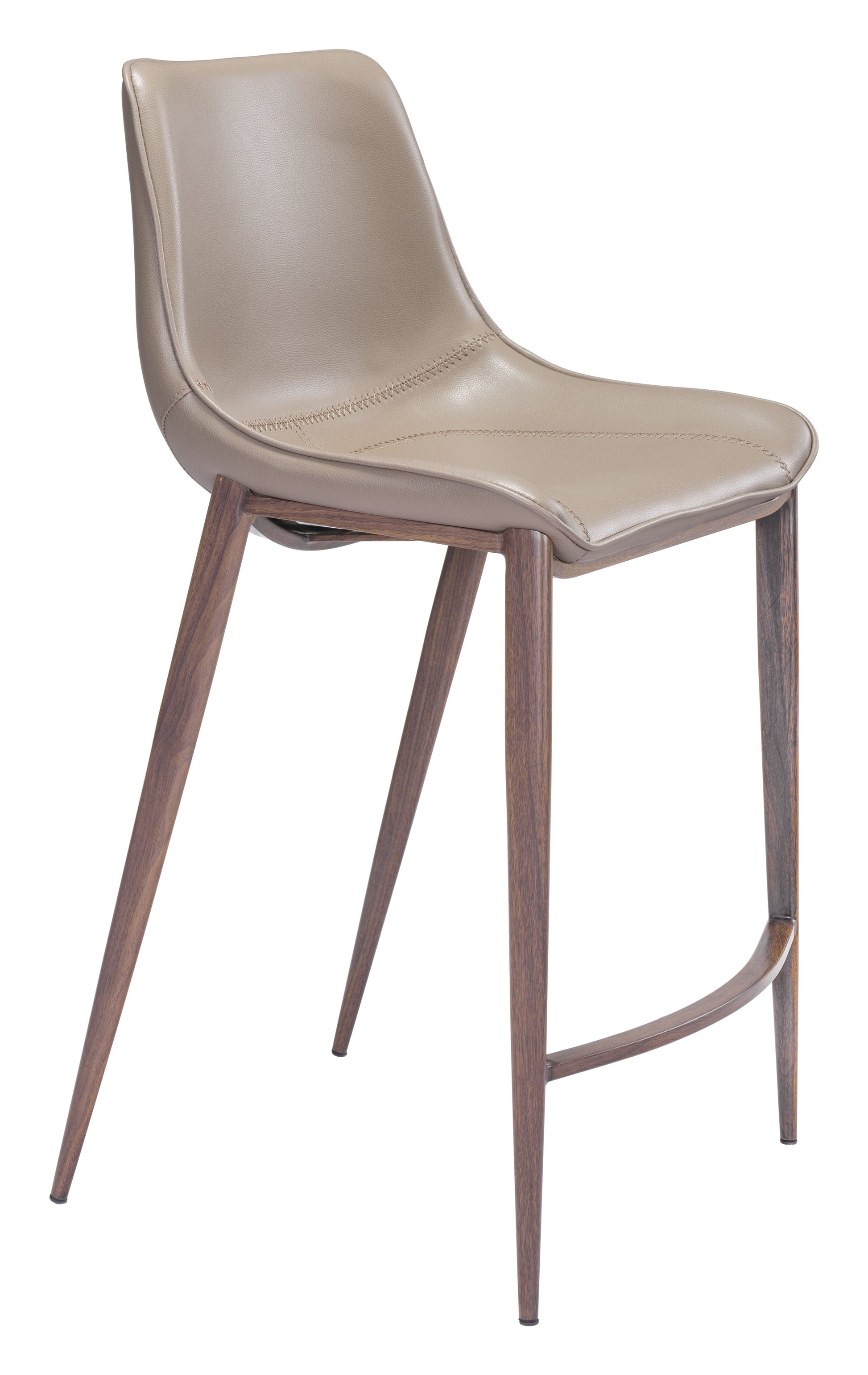 Magnus Brown & Walnut Counter Stool (Set of 2) - Ornate Home