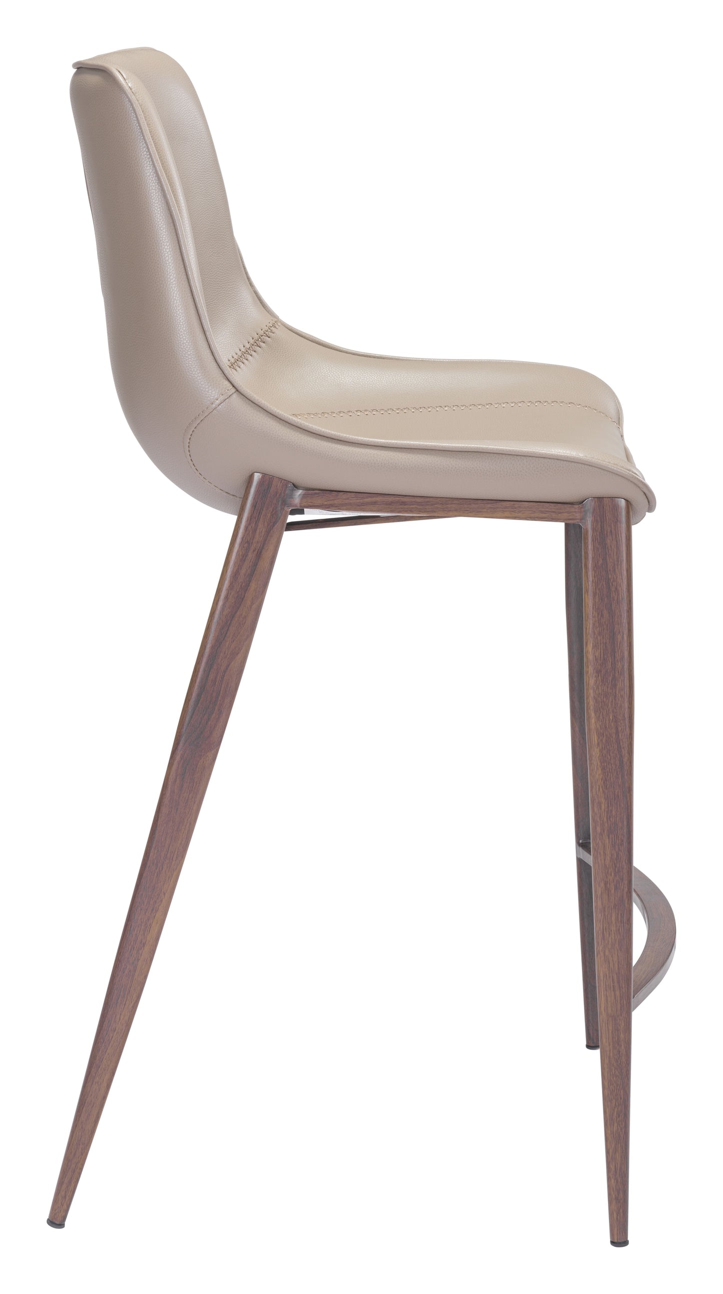 Magnus Brown & Walnut Counter Stool (Set of 2) - Ornate Home