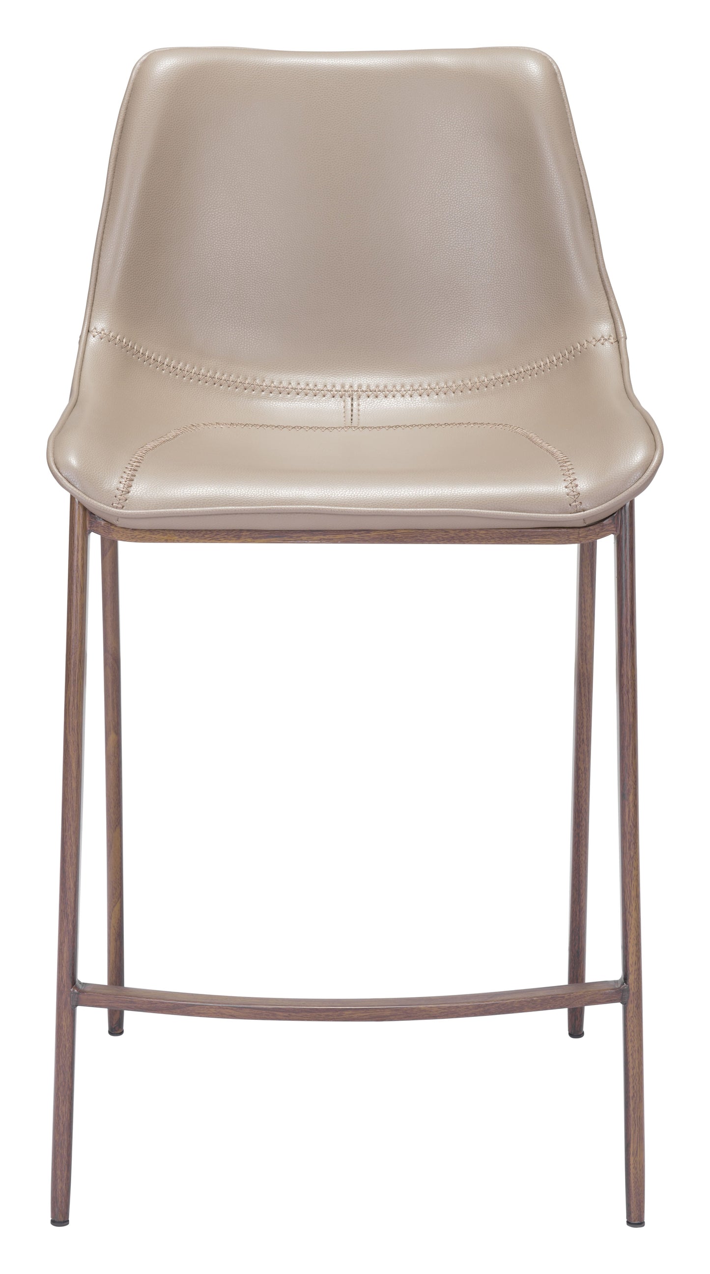Magnus Brown & Walnut Counter Stool (Set of 2) - Ornate Home