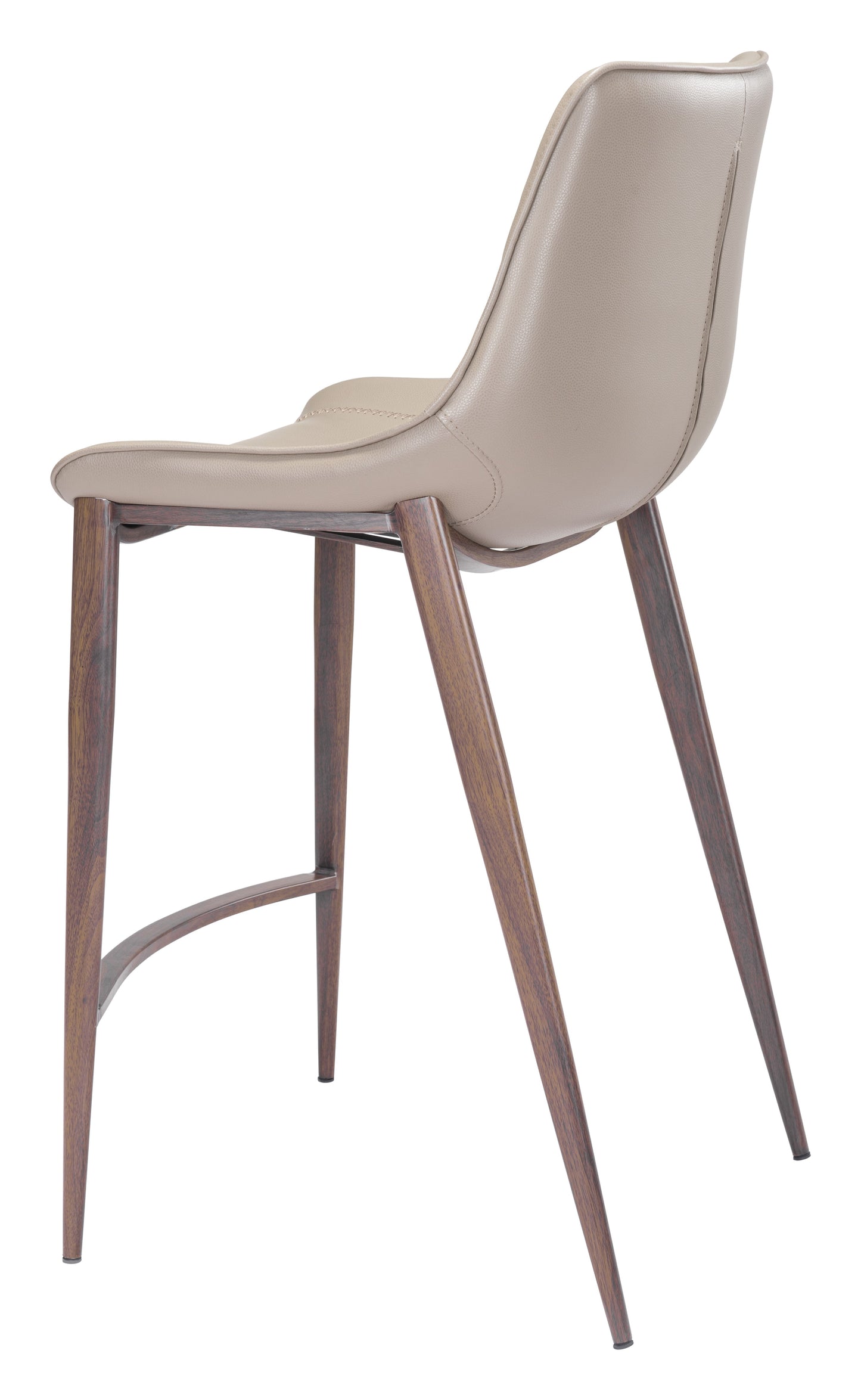 Magnus Brown & Walnut Counter Stool (Set of 2) - Ornate Home