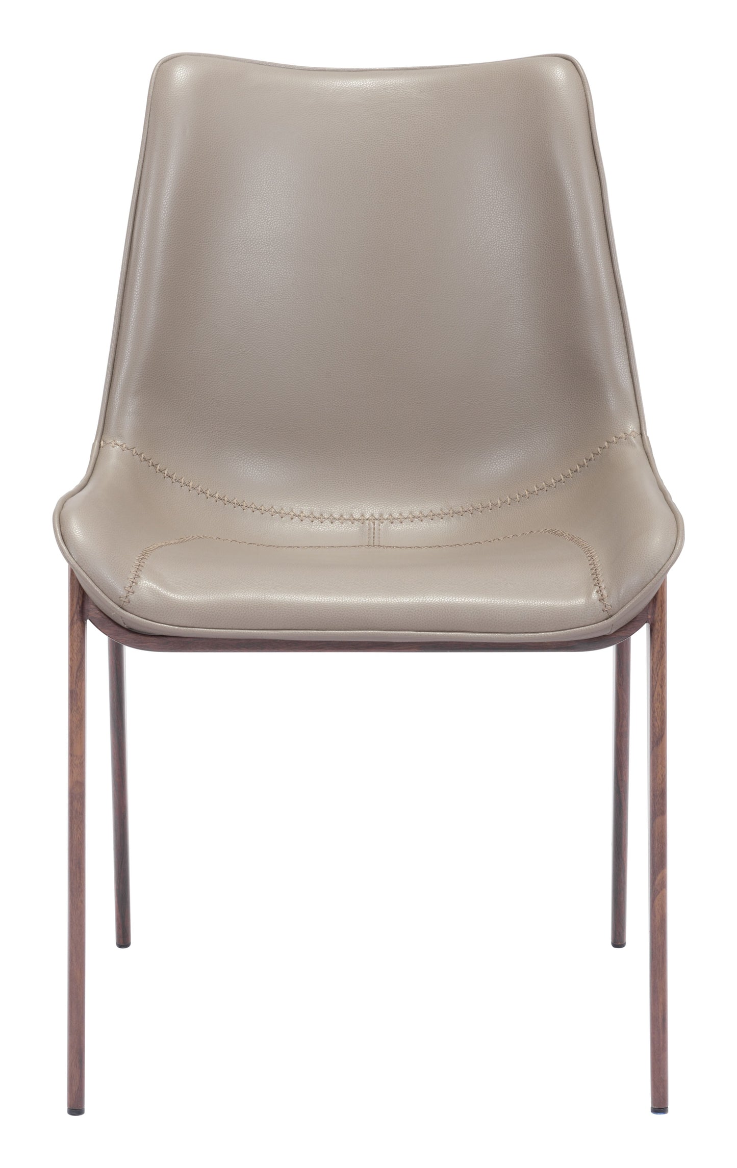 Magnus Brown & Walnut Dining Chair (Set of 2) - Ornate Home