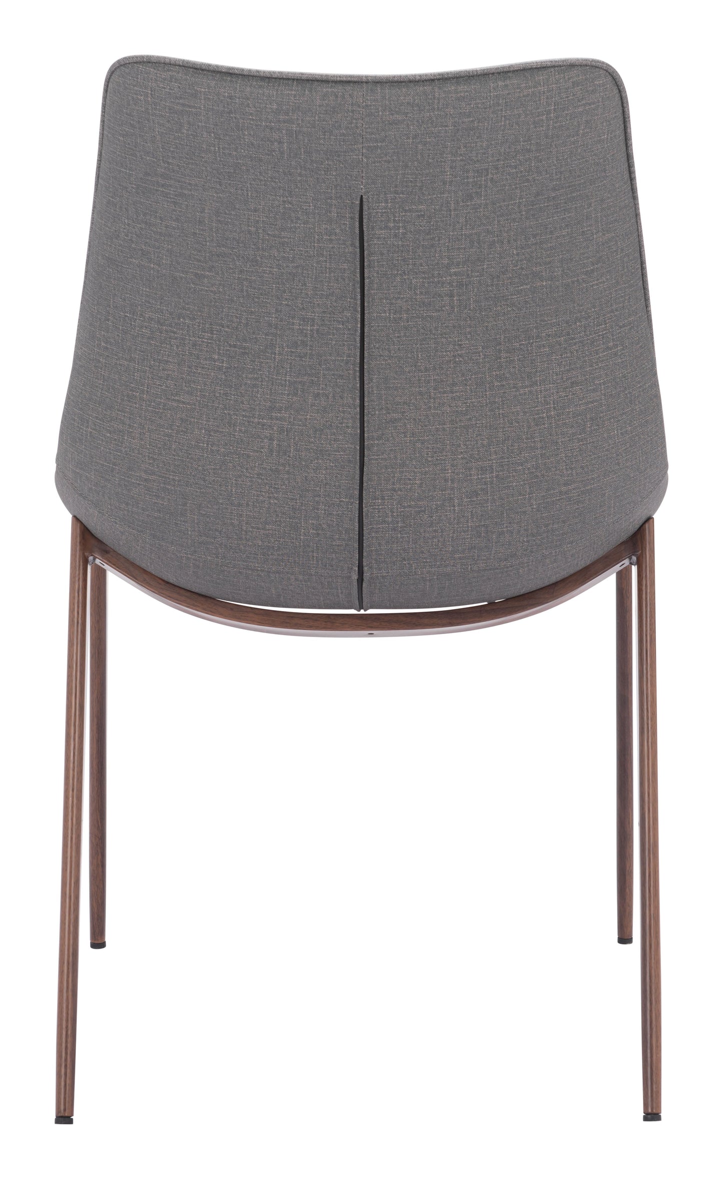 Magnus Slate Gray & Walnut Dining Chair (Set of 2) - Ornate Home