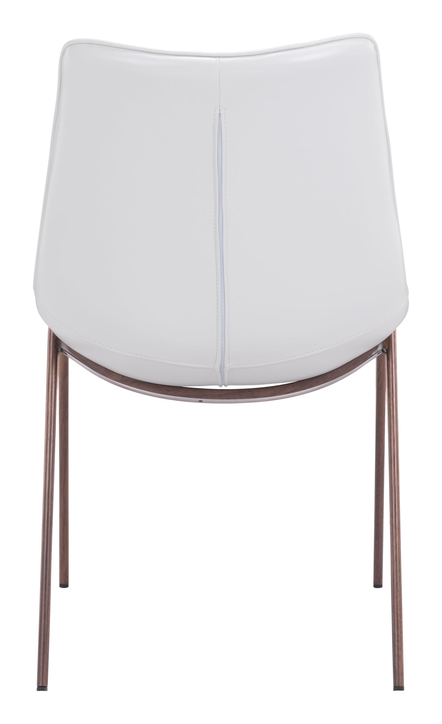 Magnus White & Walnut Dining Chair (Set of 2) - Ornate Home