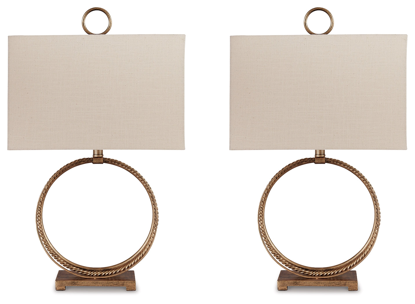Mahala Antique Gold Table Lamp (Set of 2)- Viva Furn