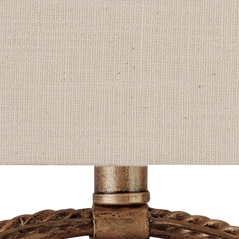 Mahala Antique Gold Table Lamp (Set of 2)- Viva Furn