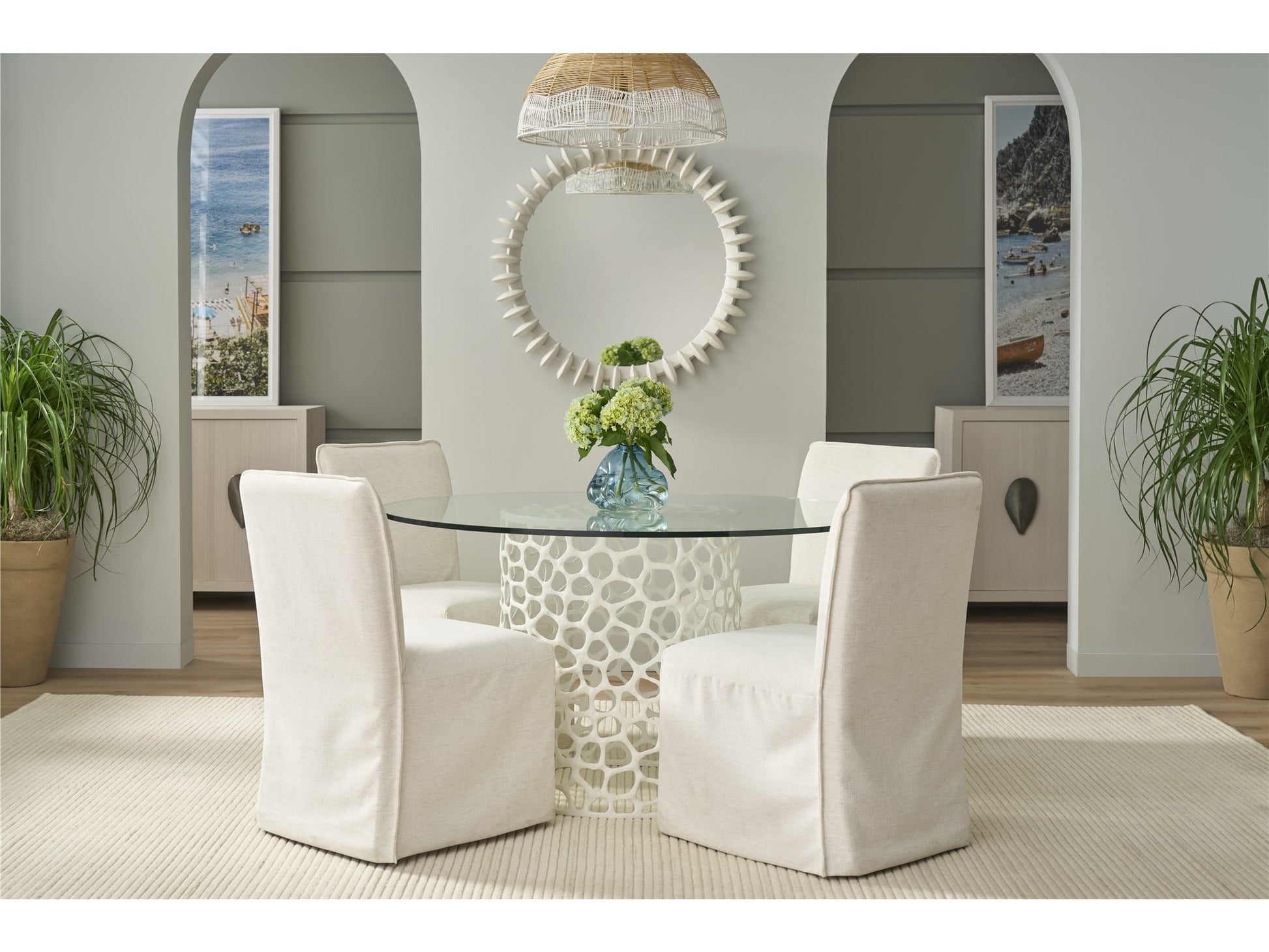 Mainsail Crypton Nomad Snow Side Chair - Ornate Home