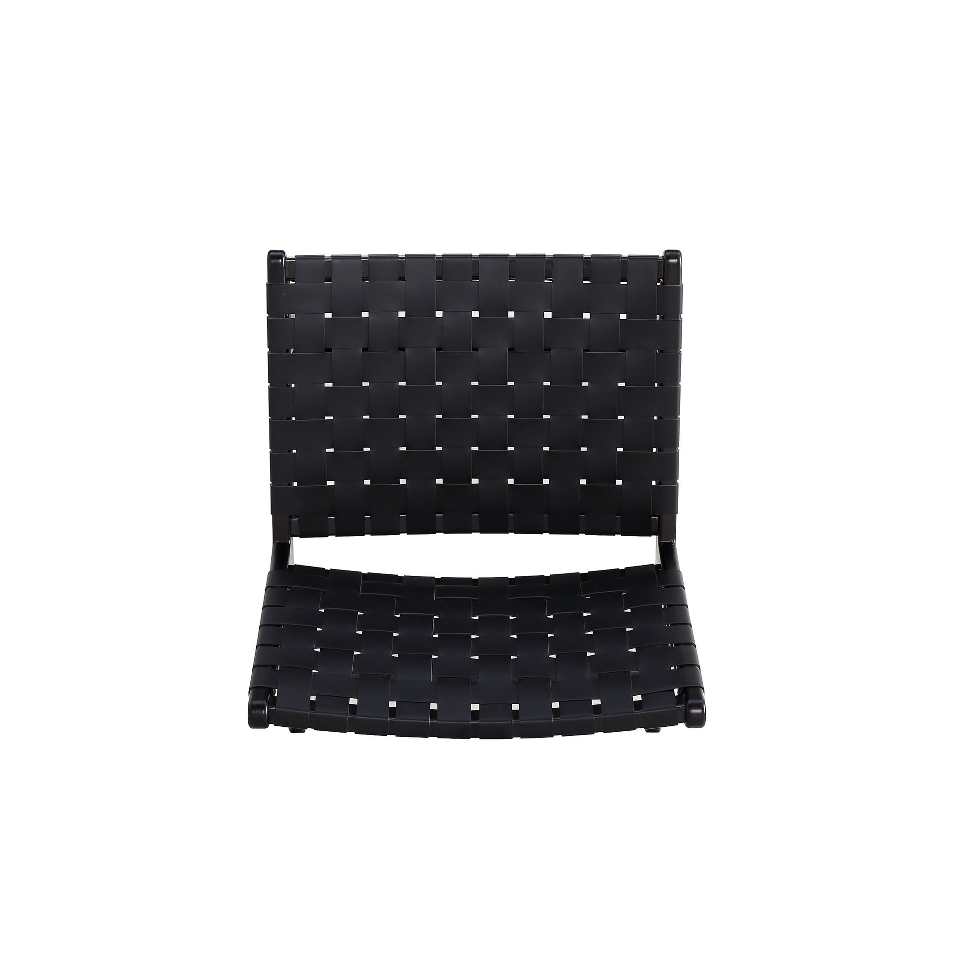 Maintenon Leatherette Accent Chair in Black - Ornate Home