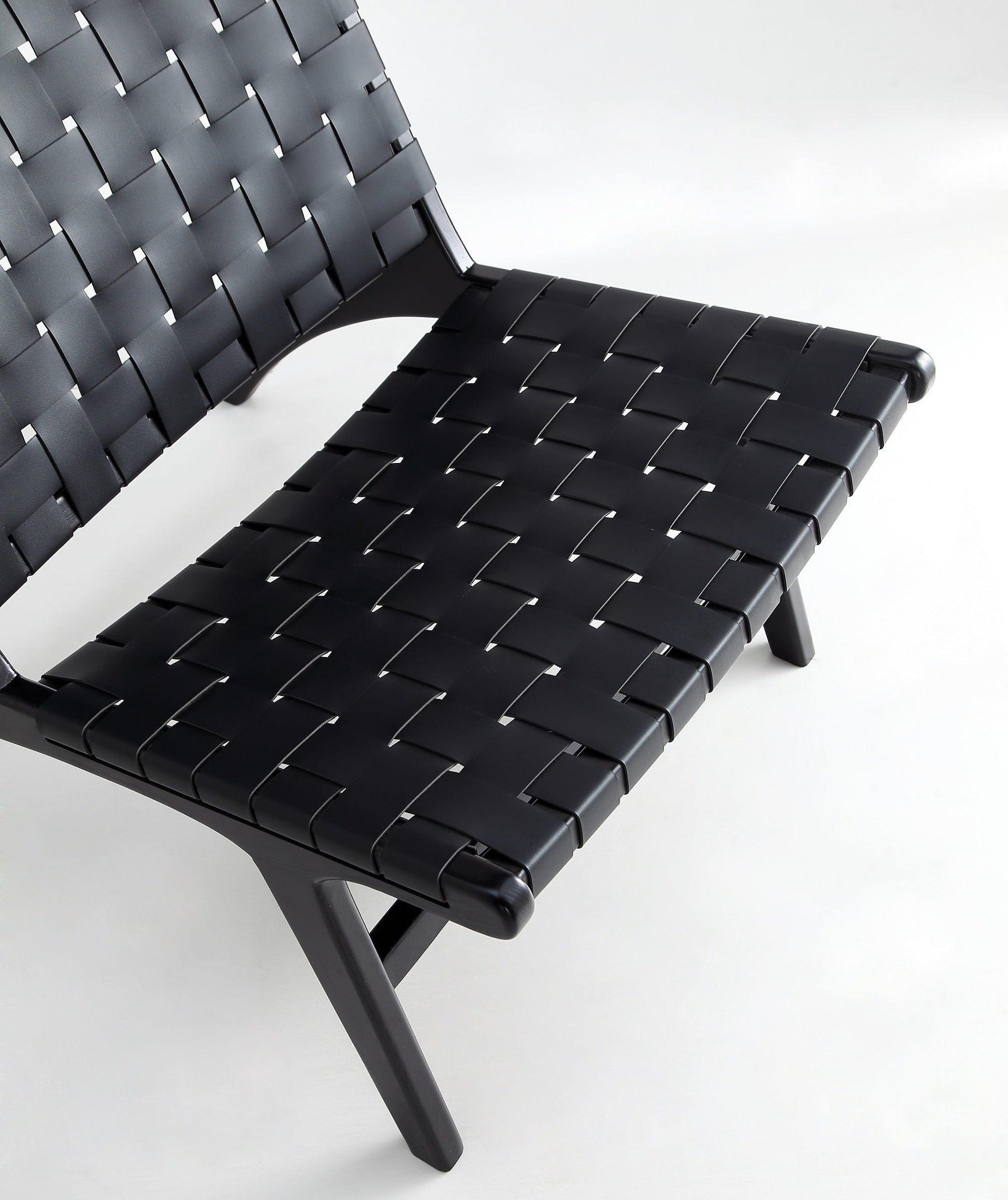 Maintenon Leatherette Accent Chair in Black (set of 2) - Ornate Home