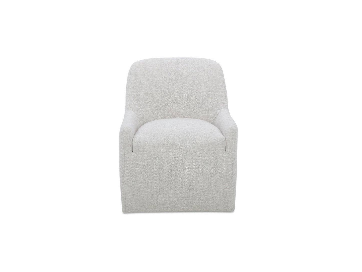 Maisie Flecked Oat Rolling Dining Chair - Ornate Home