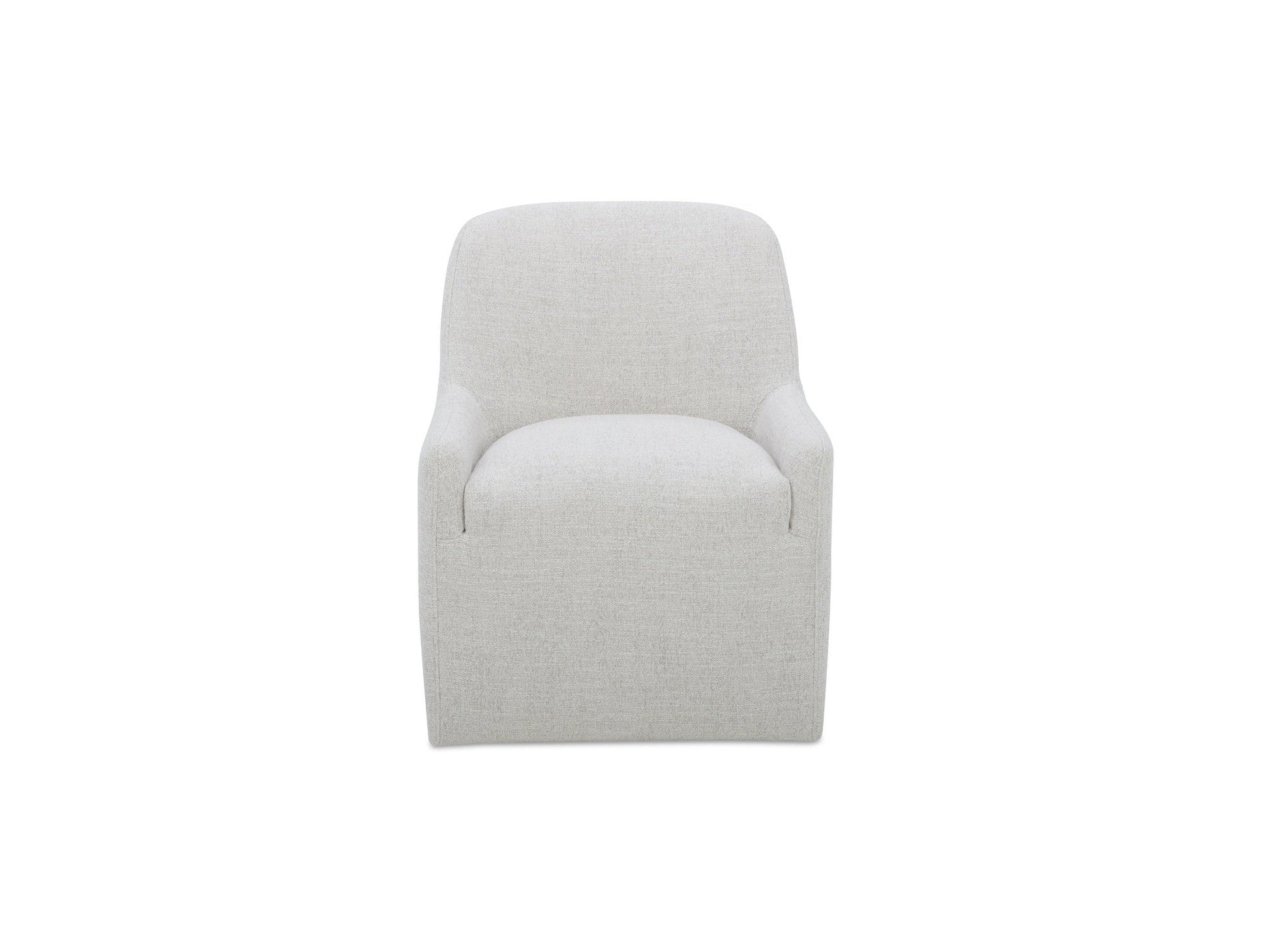 Maisie Flecked Oat Rolling Dining Chair - Ornate Home
