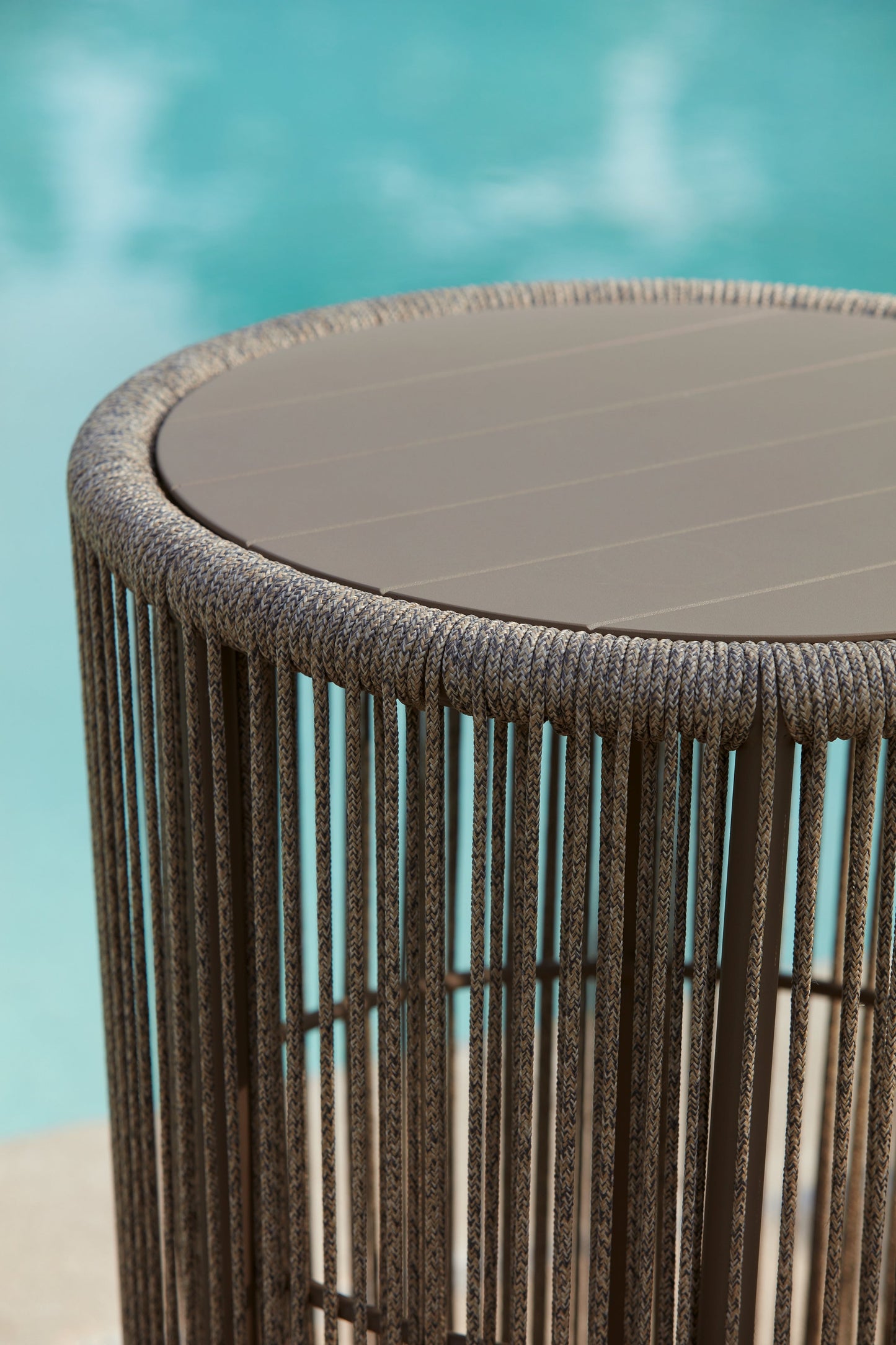Majors Beach Beige Chairs w/CUSH/Table Set (Set of 3)- Viva Furn