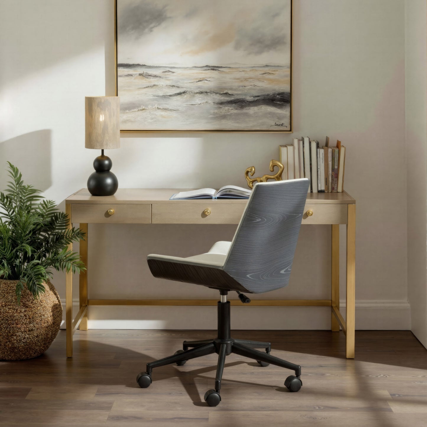 Maker White Office Chair - Ornate Home