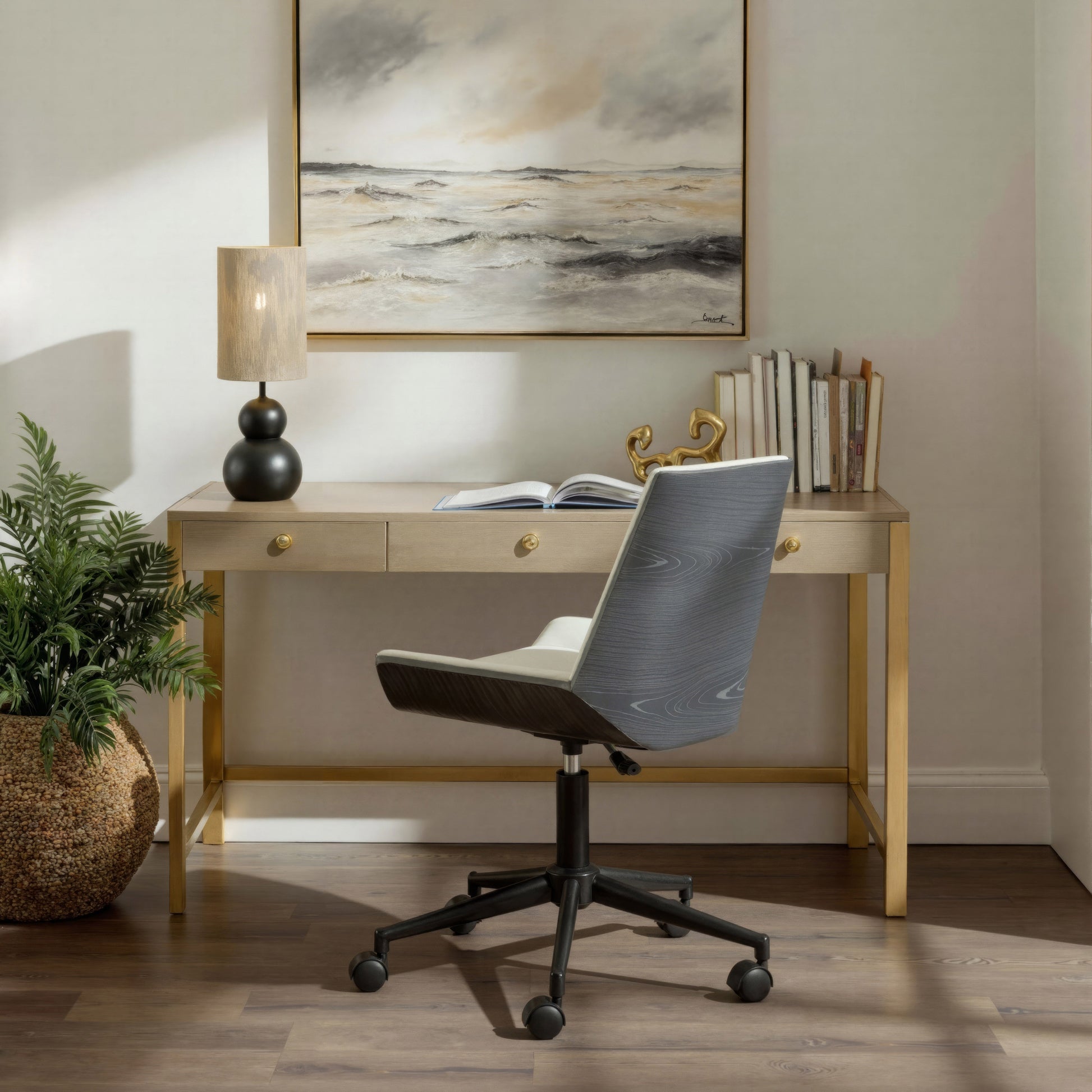 Maker White Office Chair - Ornate Home