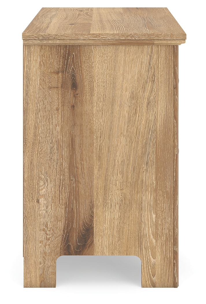 Makidern Tan Two Drawer Night Stand- Viva Furn